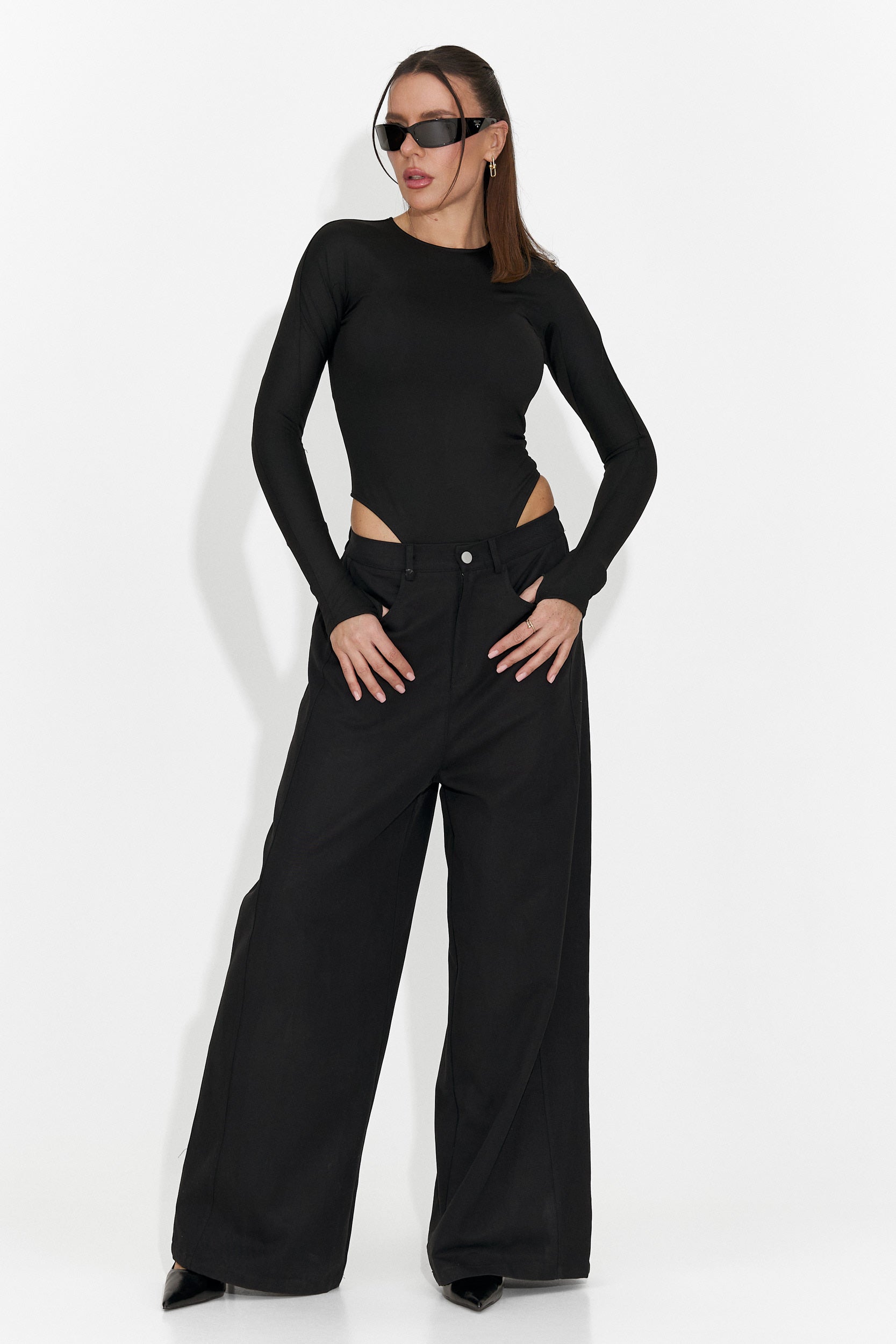 Body dama elegant negru Mioala Bogas