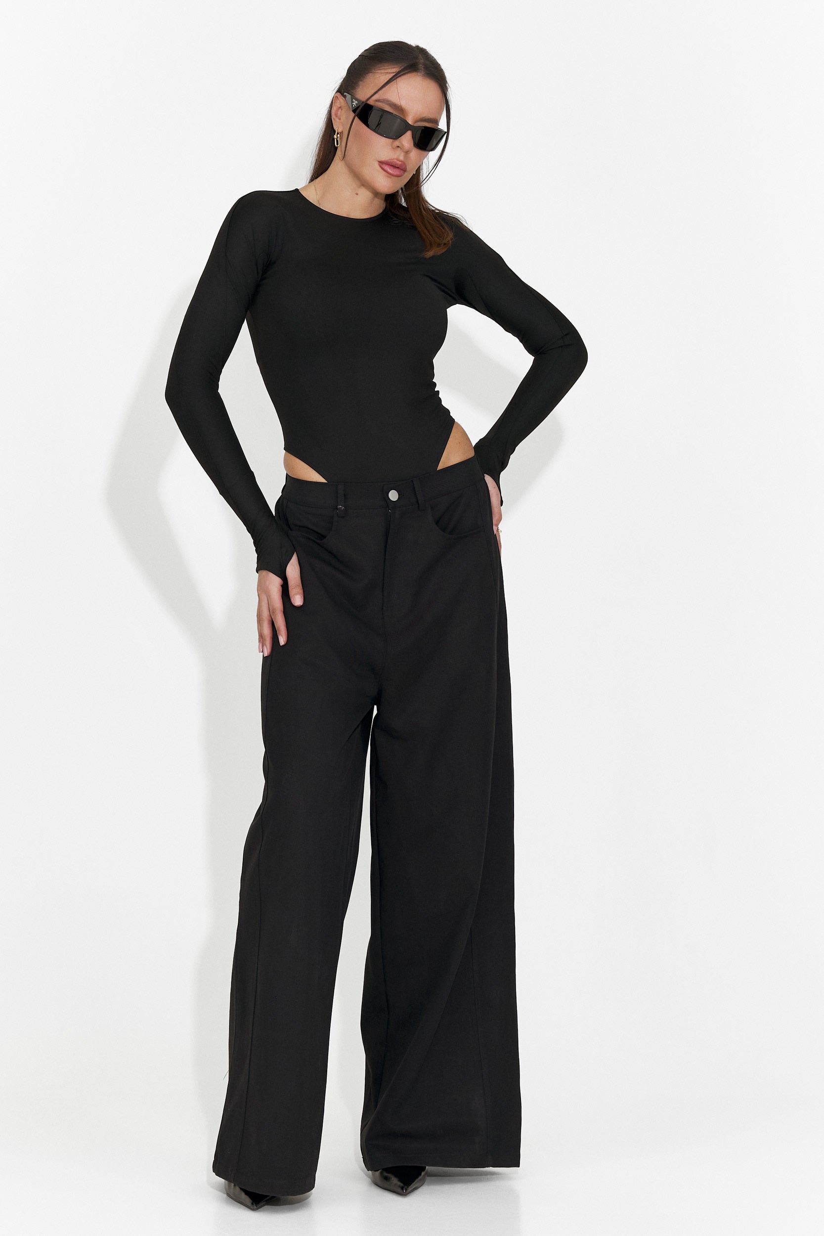 Body dama elegant negru Mioala Bogas