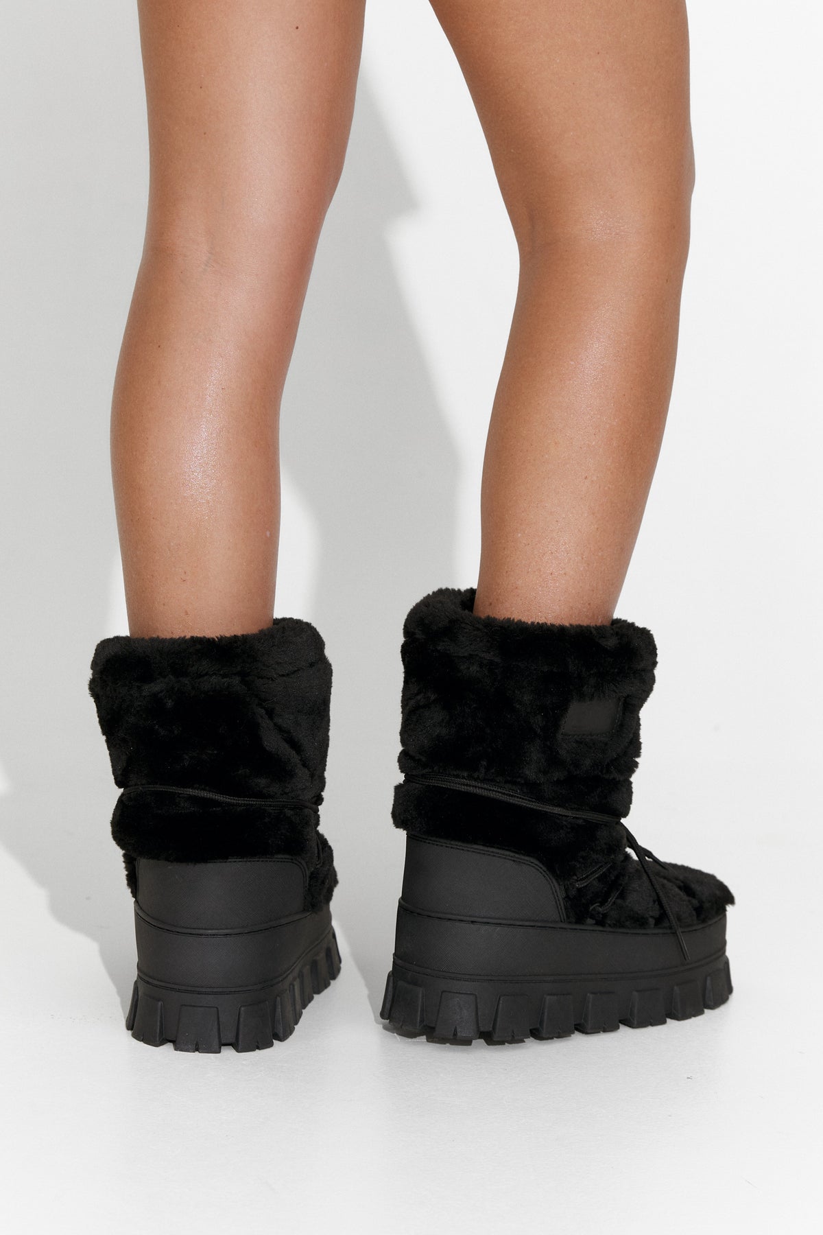 Boots dama negru Inies Bogas, imaginea 3 din 6