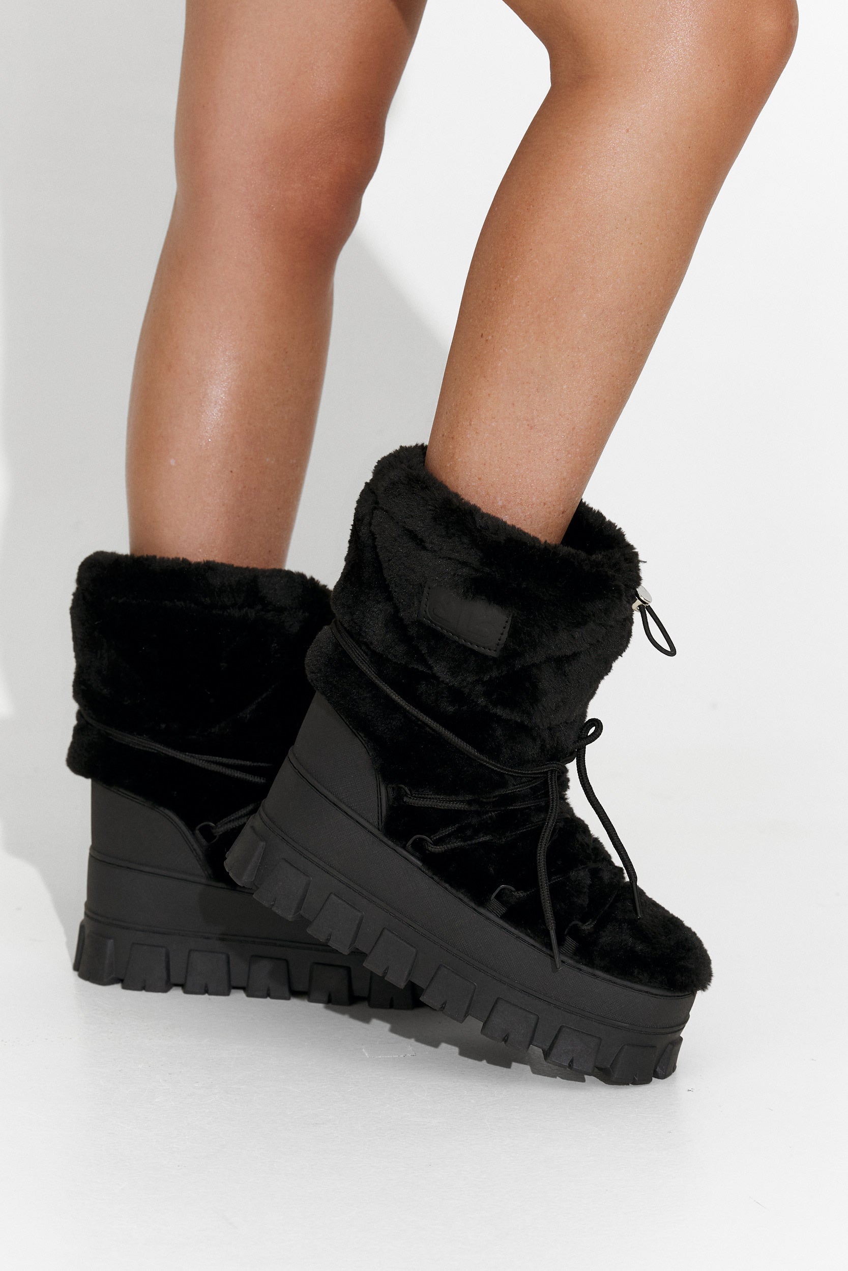 Women's black boots Inies Bogas