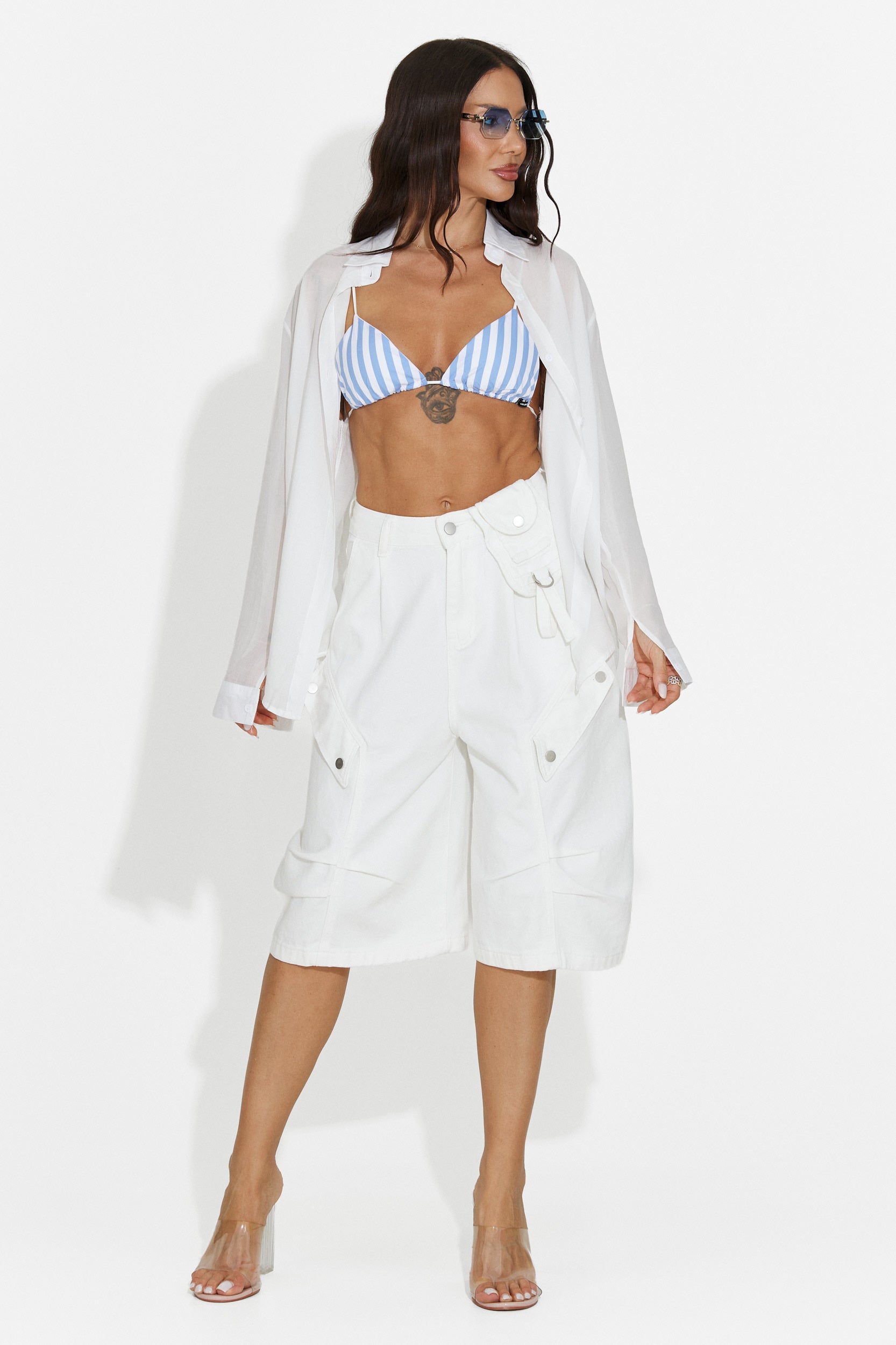 Bustiera dama casual bleu Brusty Bogas