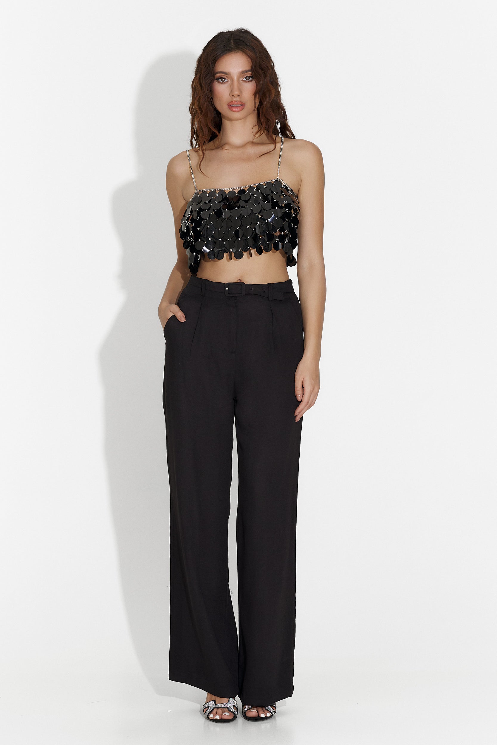 Bustiera dama eleganta neagra Cidra Bogas