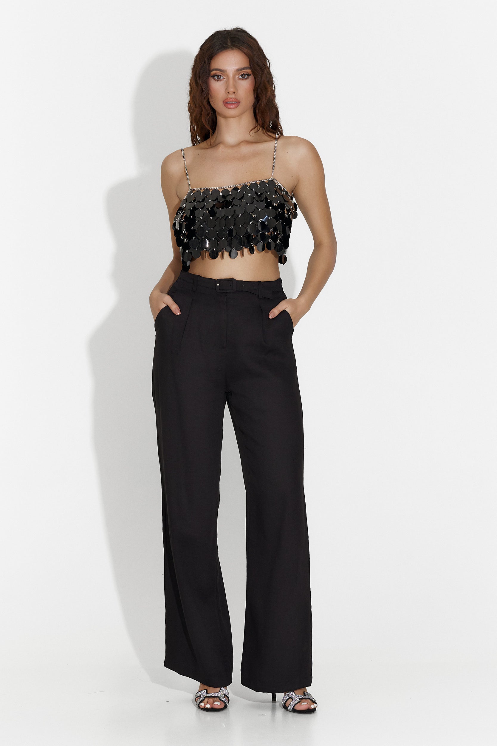 Bustiera dama eleganta neagra Cidra Bogas
