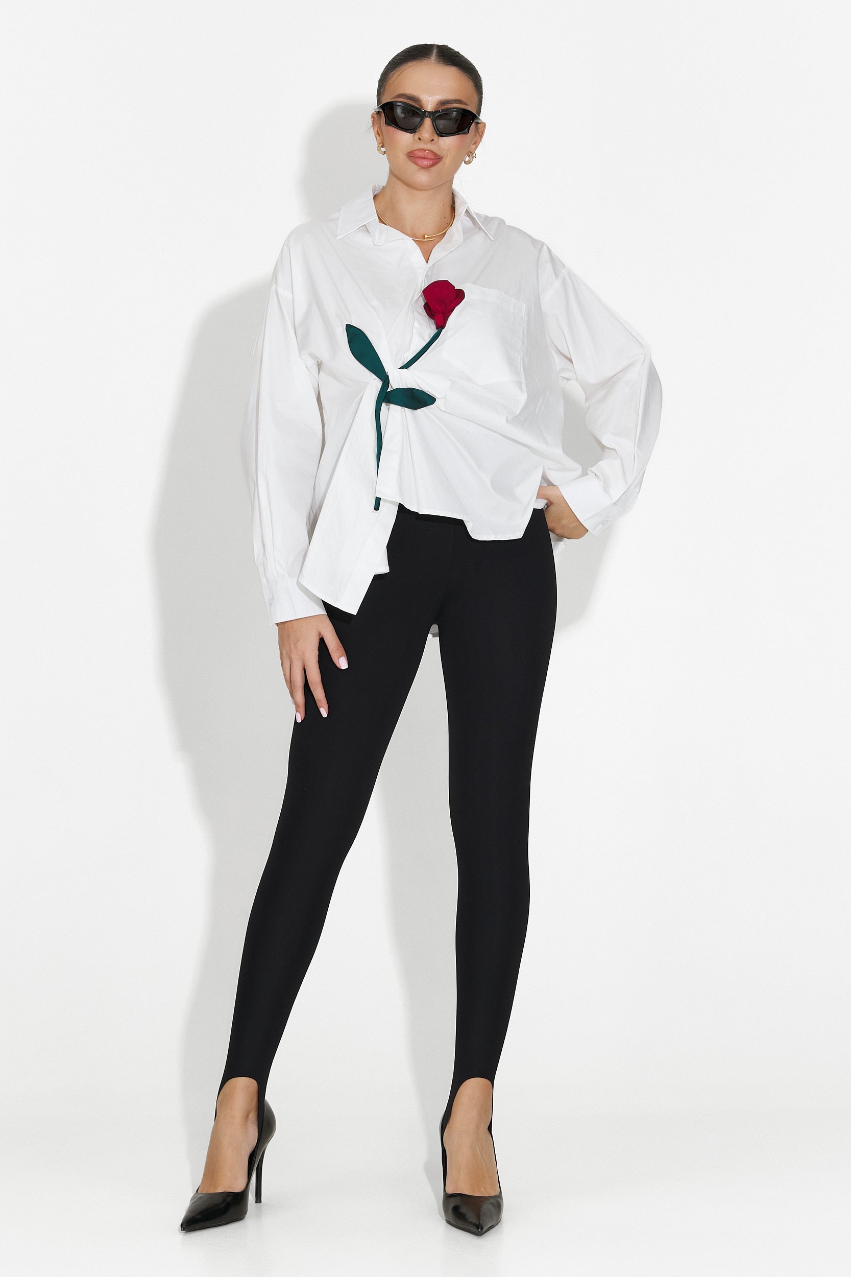 Elaris Bogas Casual White Women's Shirt