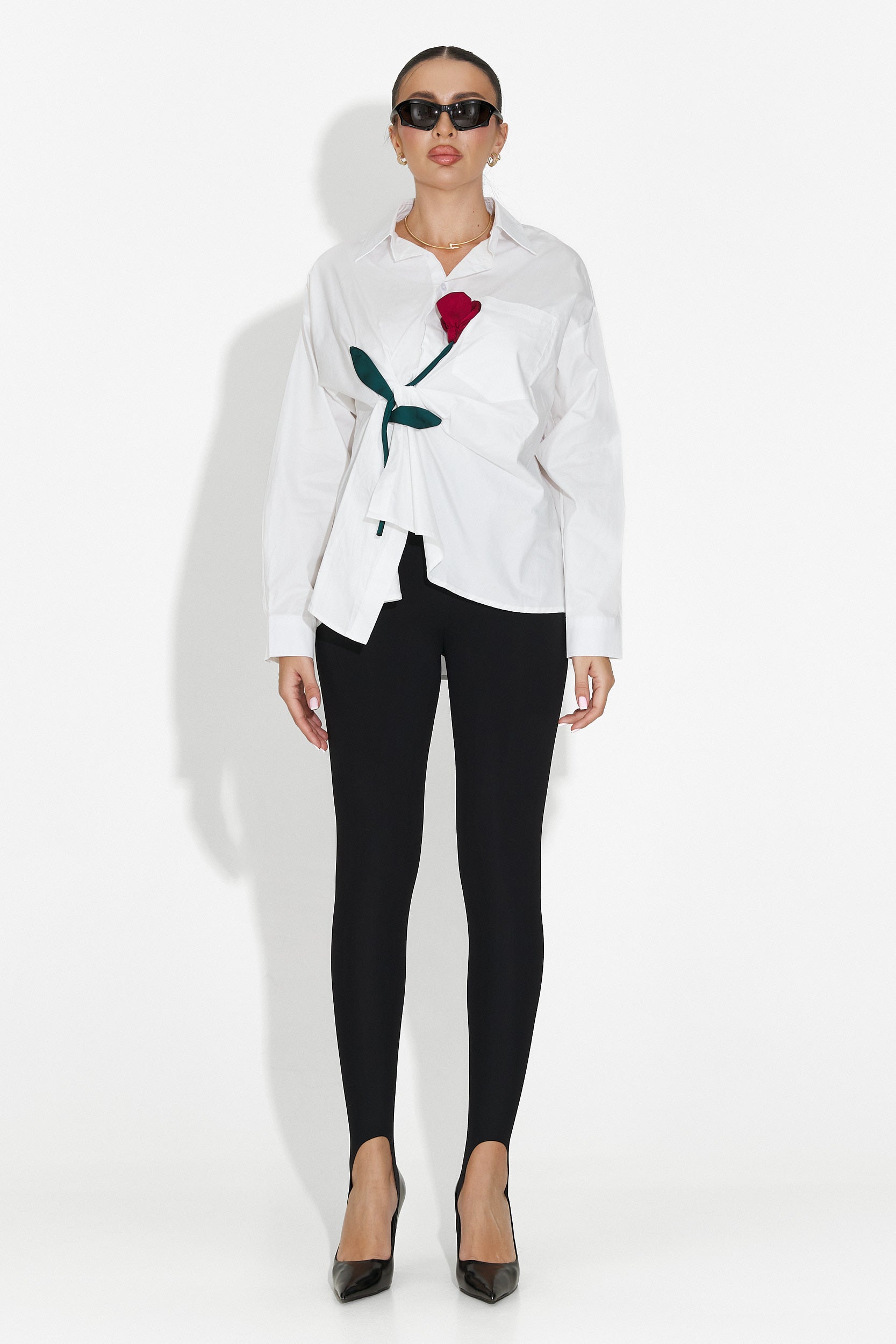 Elaris Bogas Casual White Women's Shirt