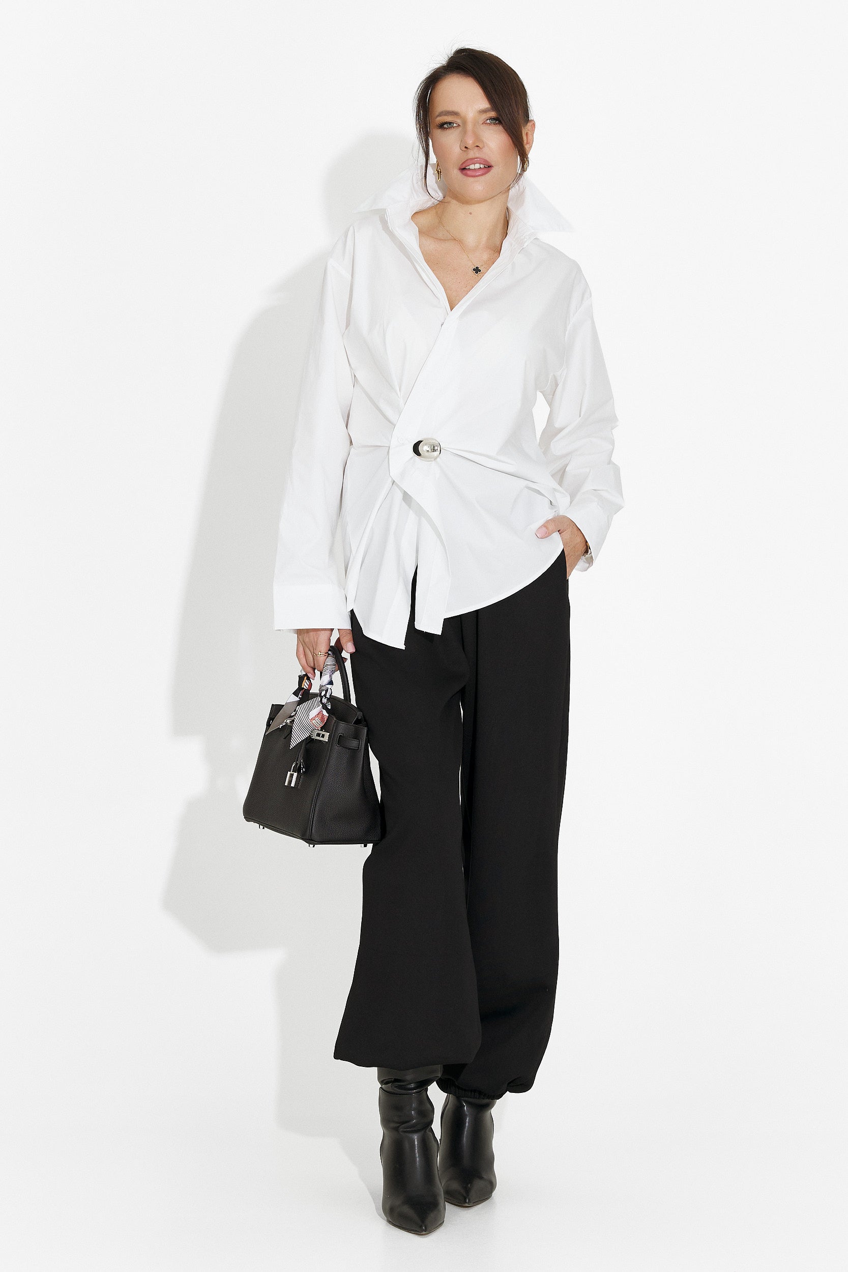 Women's Casual White Shirt Melynda Bogas