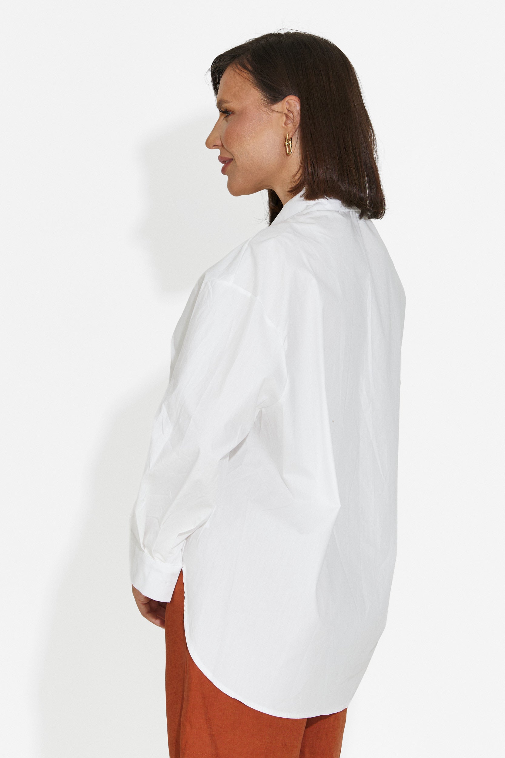 Camasa dama casual alba Procesay Bogas