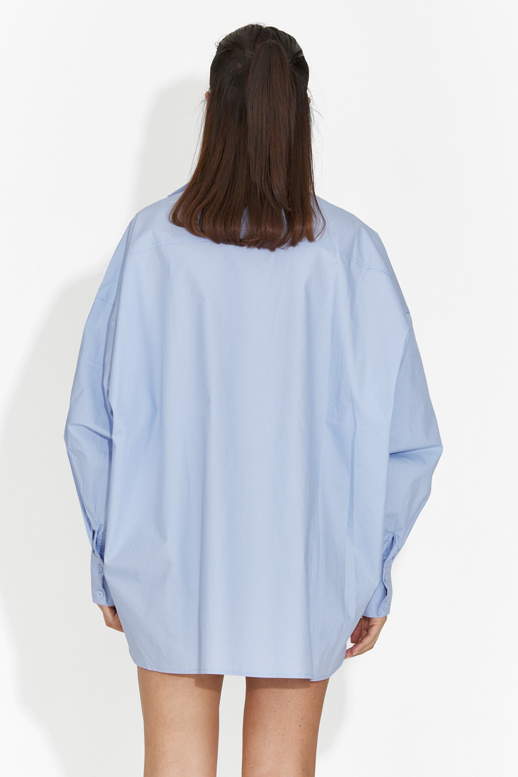 Camasa dama casual bleu Abrienda Bogas