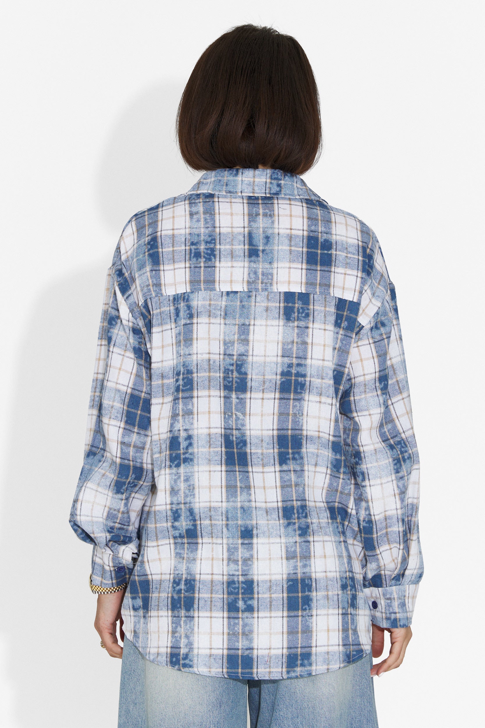 Camasa dama casual bleu Adelyma Bogas