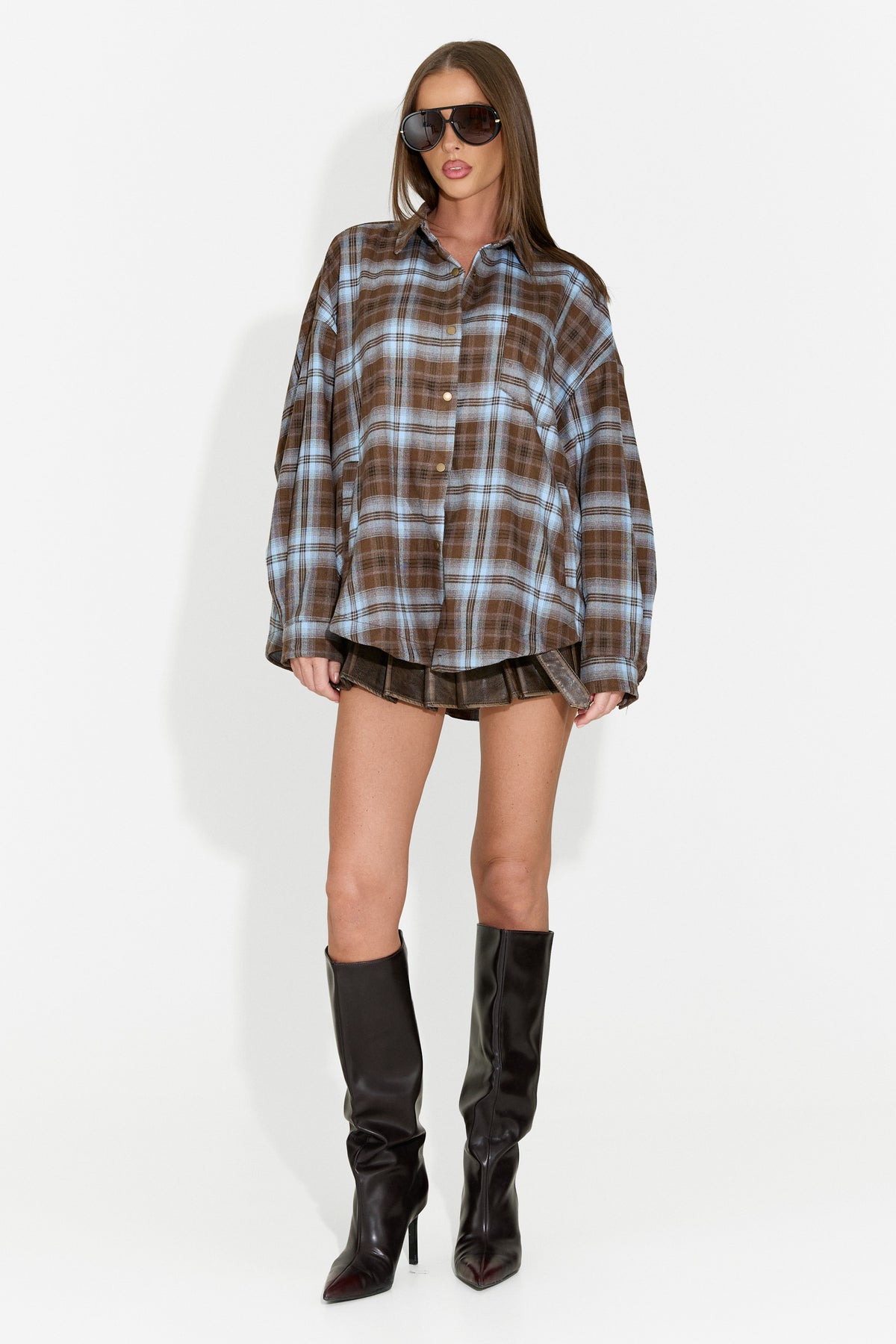 Camasa dama casual bleu Drafts Bogas