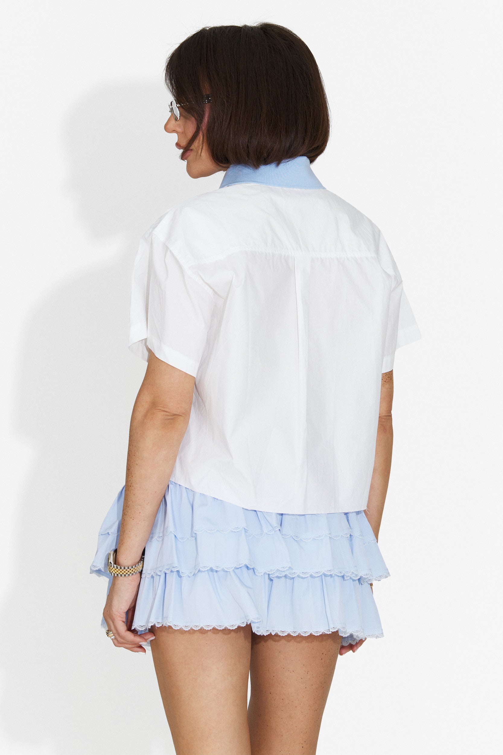 Camasa dama casual bleu Eusenia Bogas