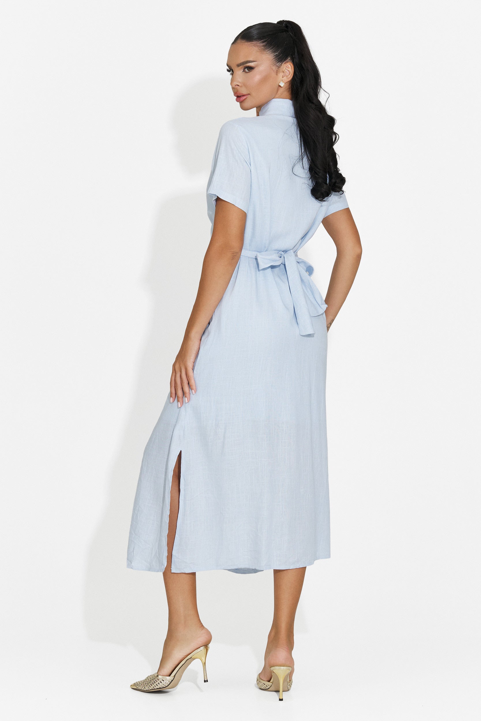 Camasa dama casual bleu Genoma Bogas