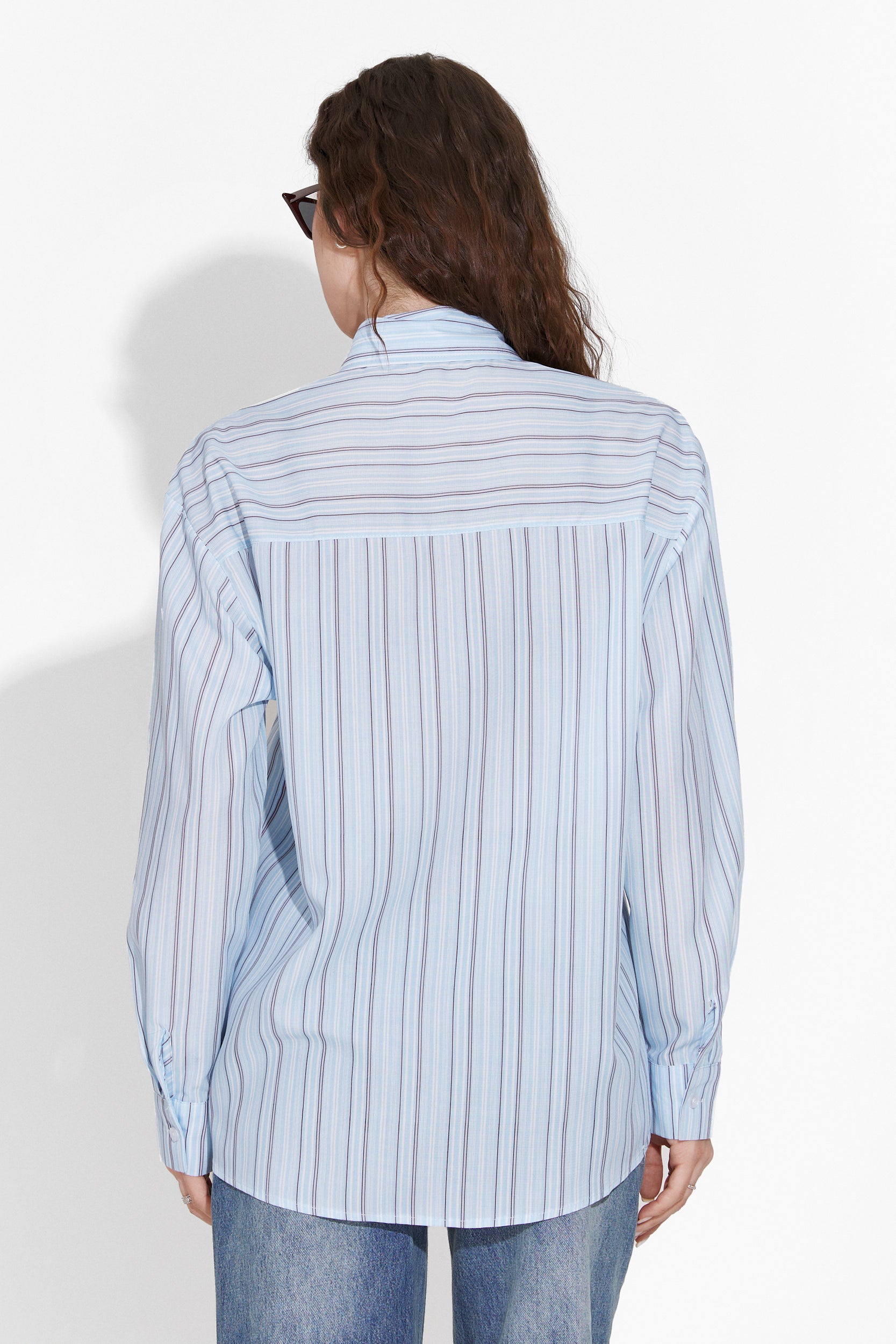 Jomary Bogas Casual Blue Ladies Blouse