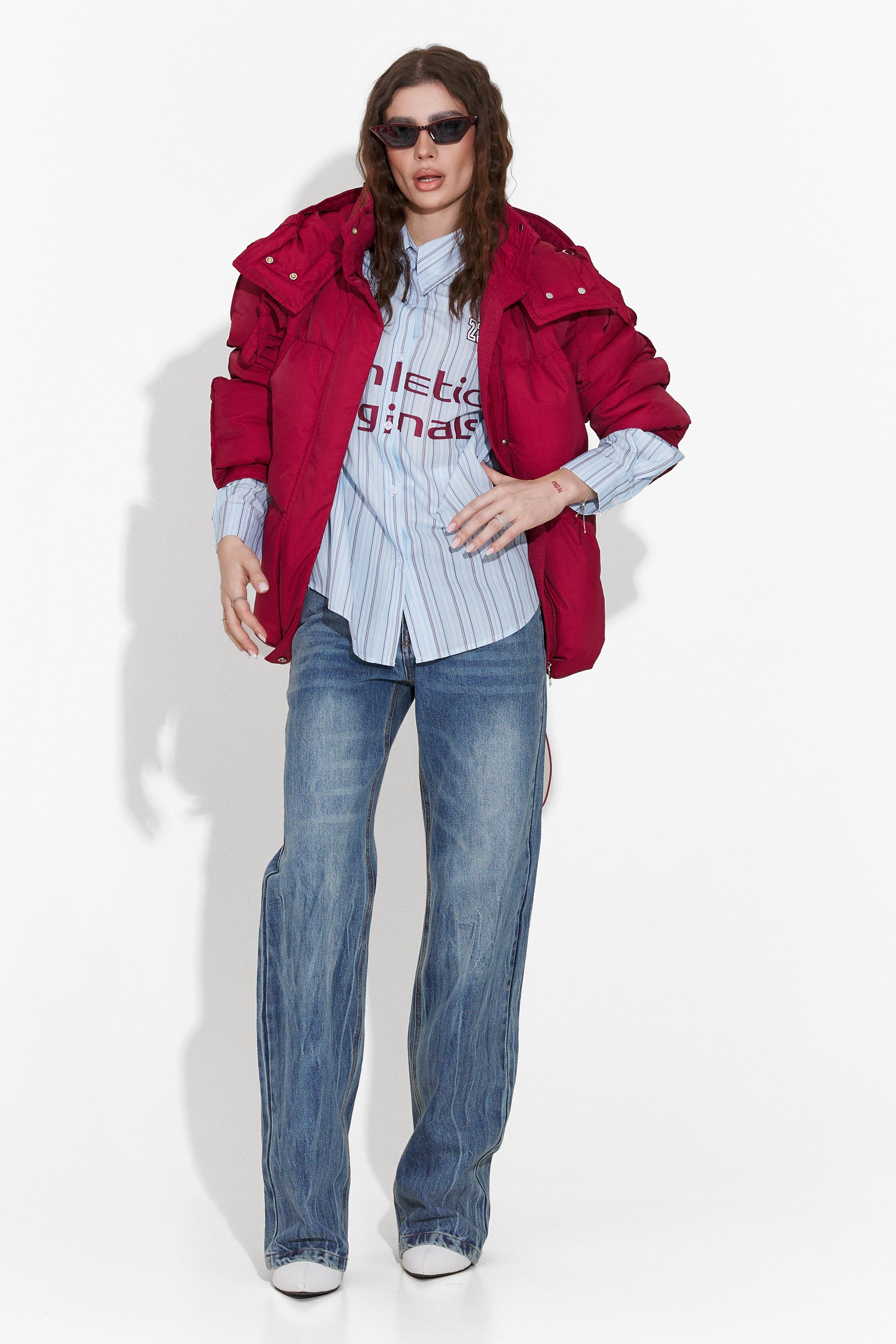 Jomary Bogas Casual Blue Ladies Blouse