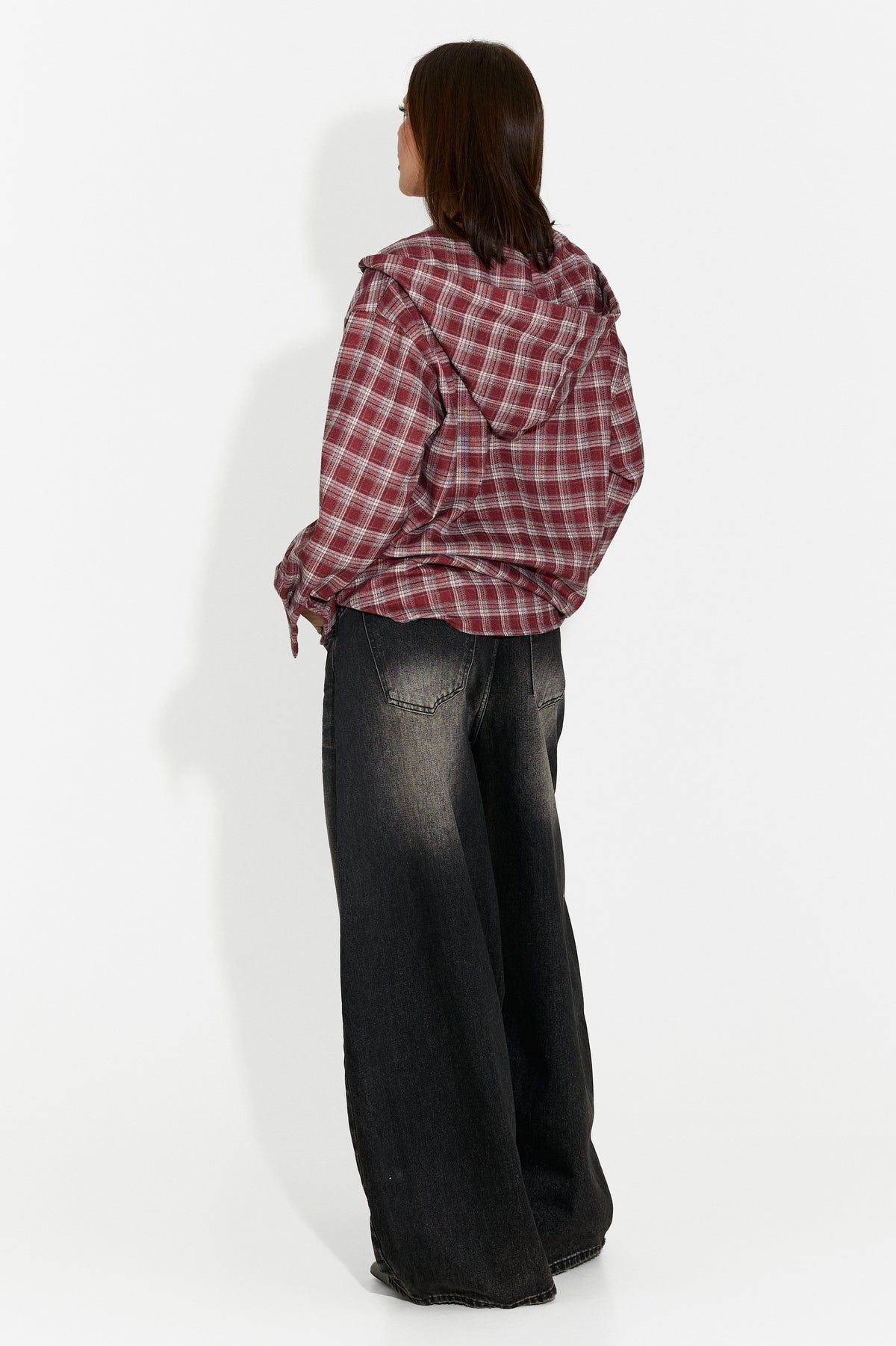 Camasa dama casual burgundy Venrita Bogas