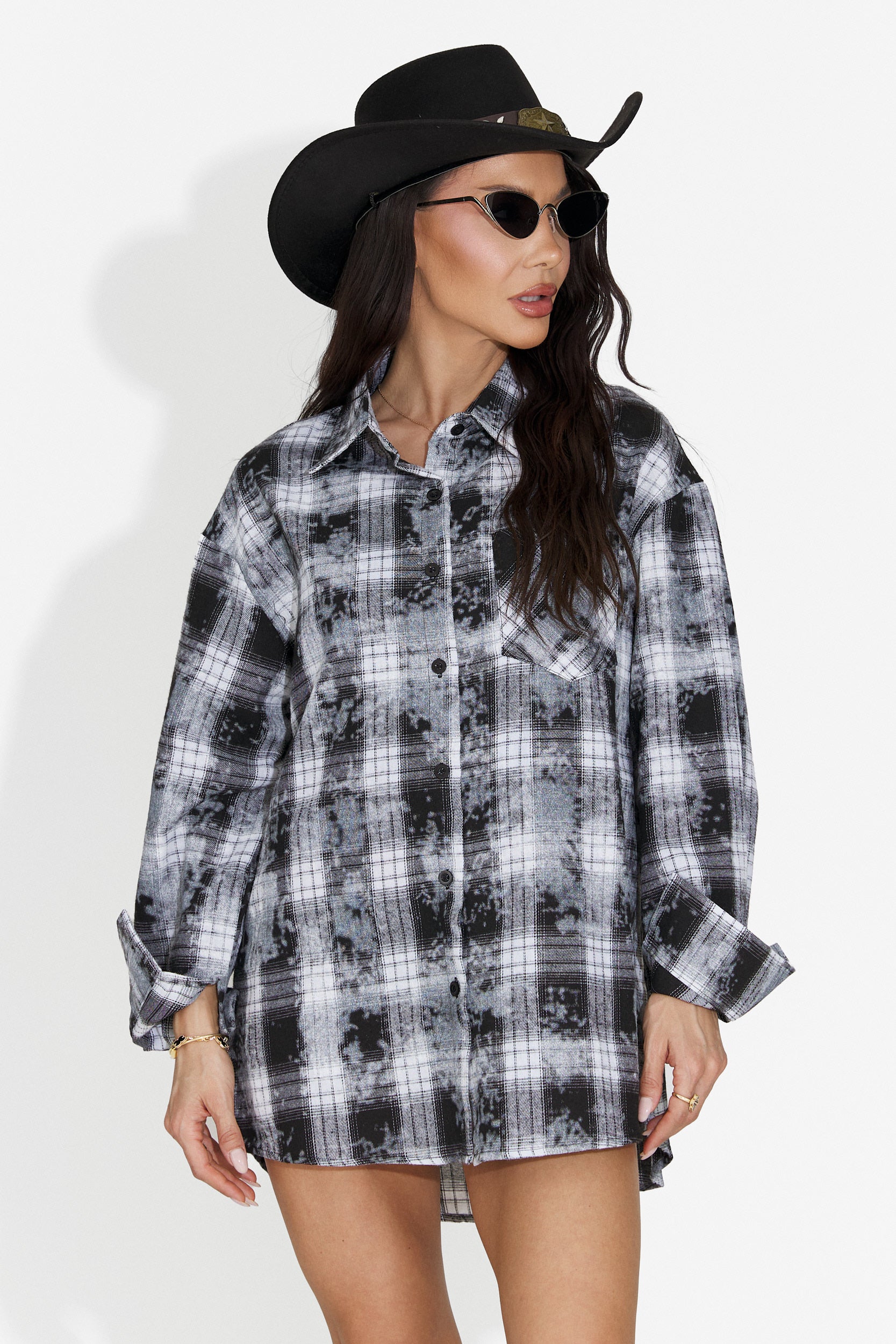 Camasa dama casual neagra Adelyma Bogas