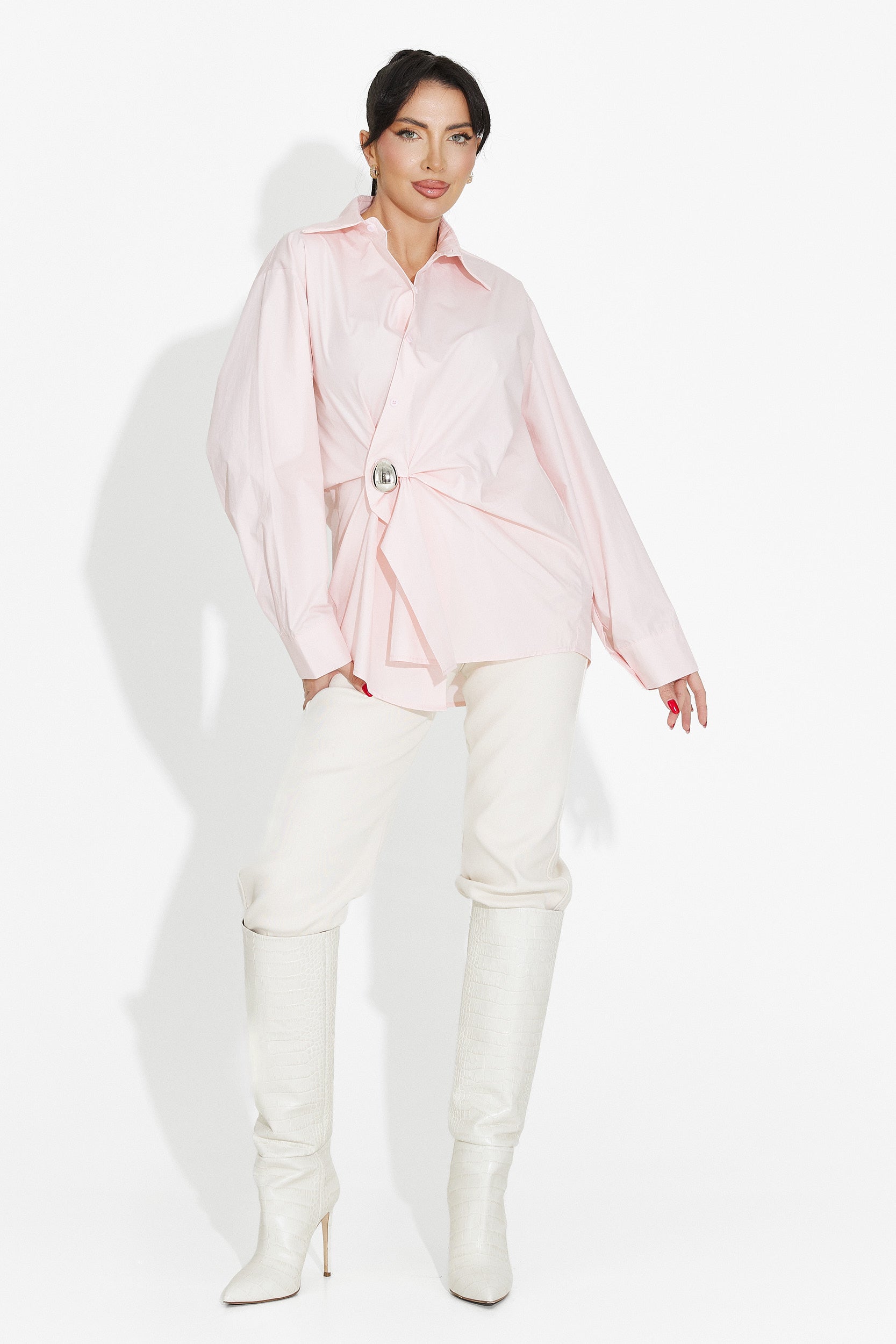 Women's casual pink shirt Melynda Bogas