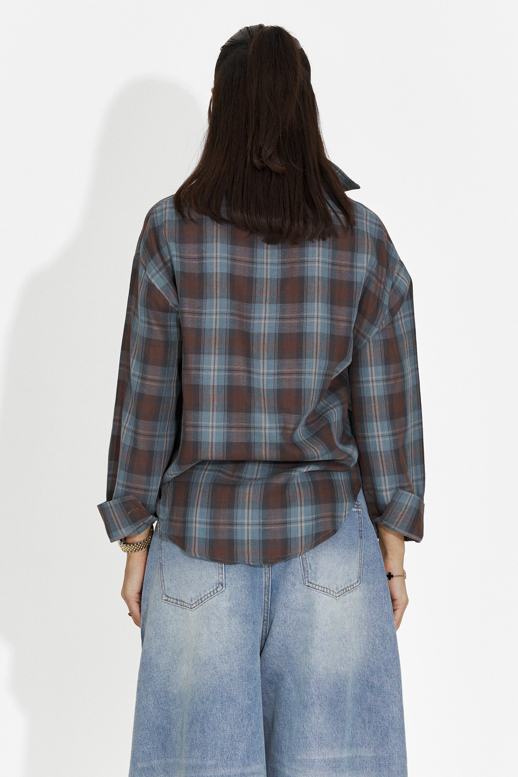 Camasa dama casual turcoaz Barcely Bogas