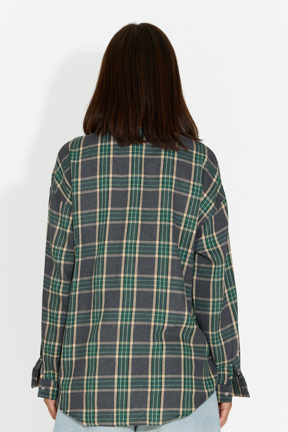 Camasa dama casual verde inchis Importas Bogas