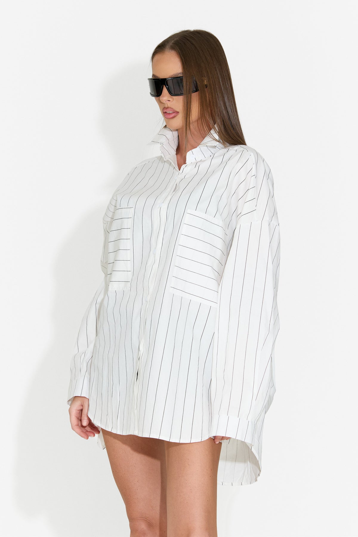 Camasa dama eleganta alb Tastity Bogas