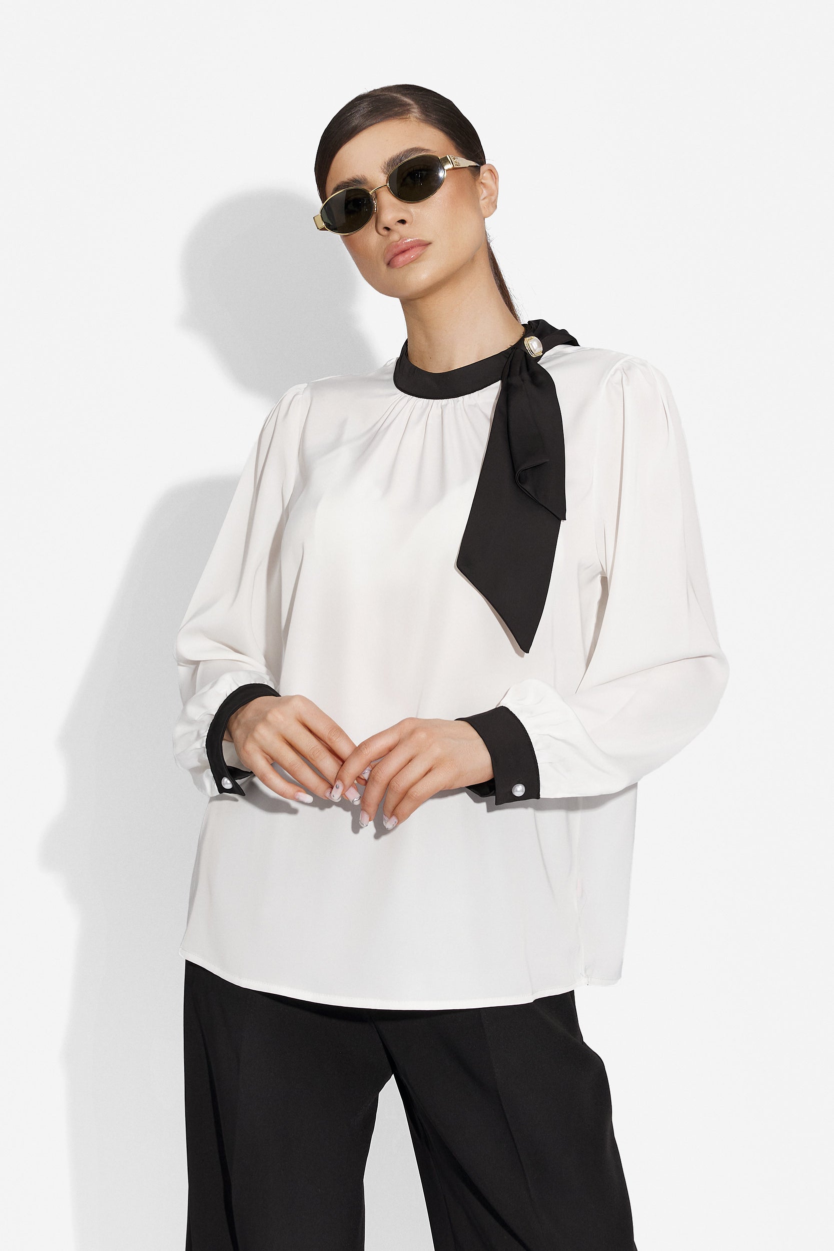 Ladies elegant white shirt Kemiti Bogas