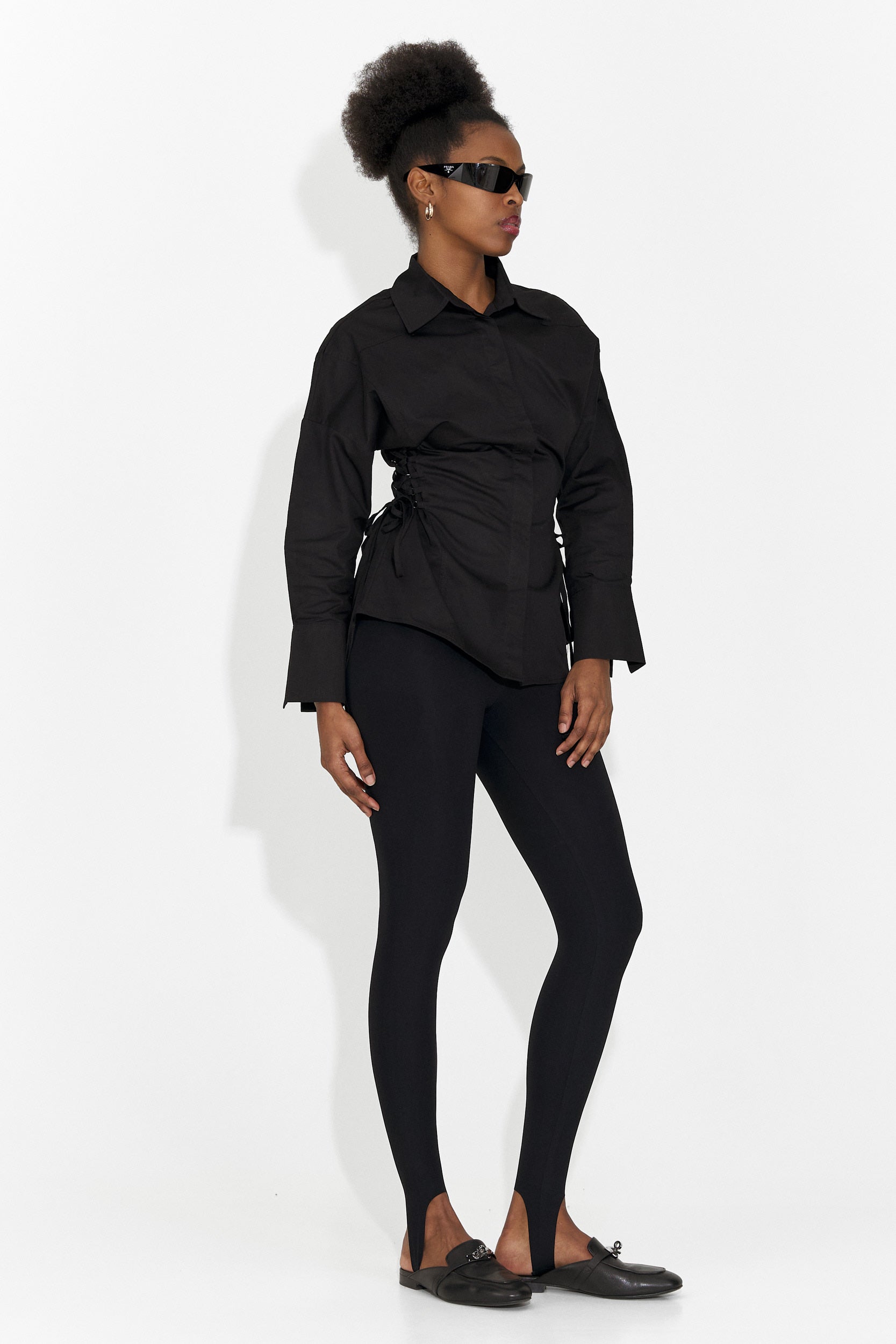 Camasa dama eleganta neagra Sivelia Bogas
