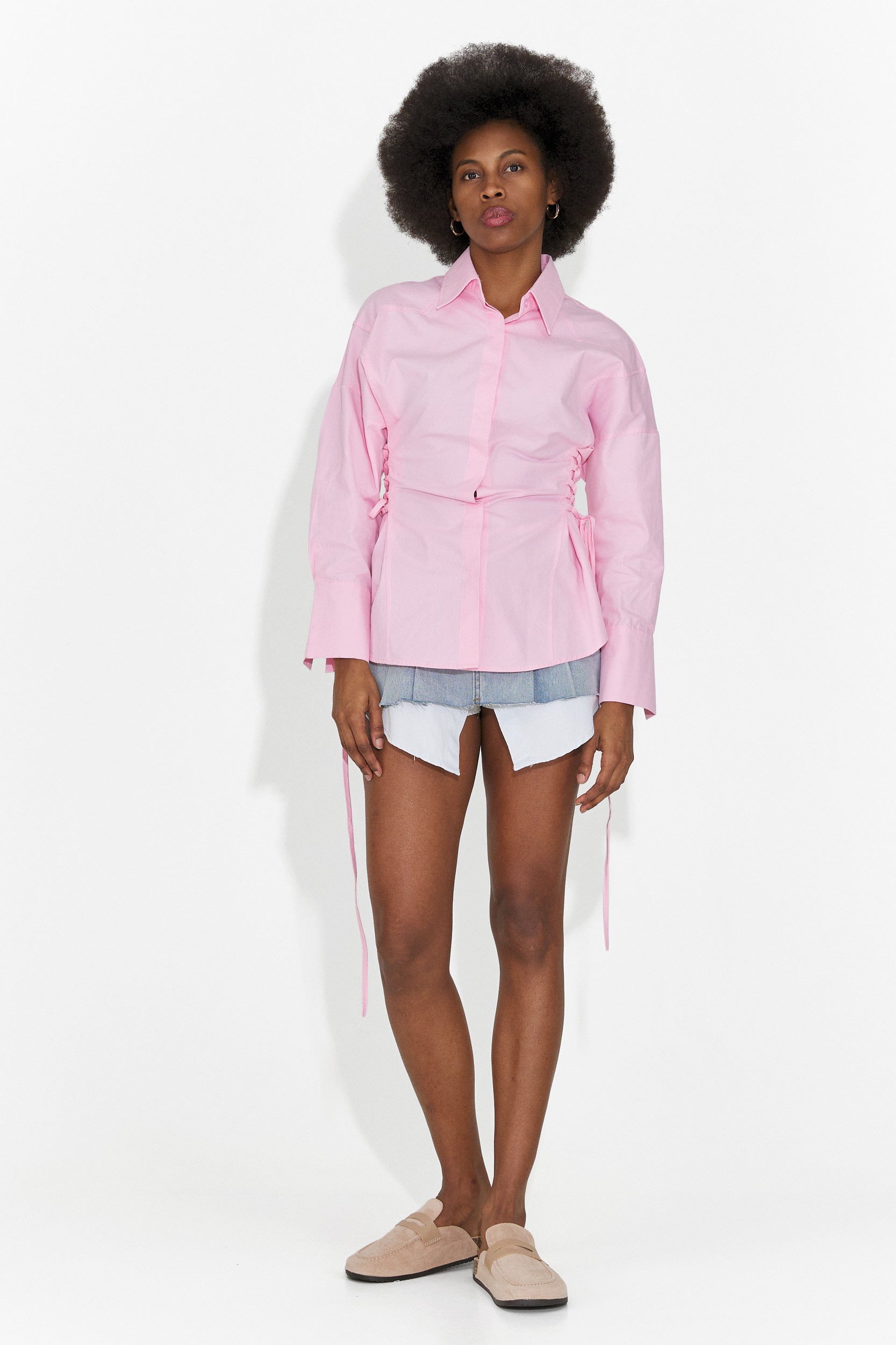 Camasa dama eleganta roz Sivelia Bogas