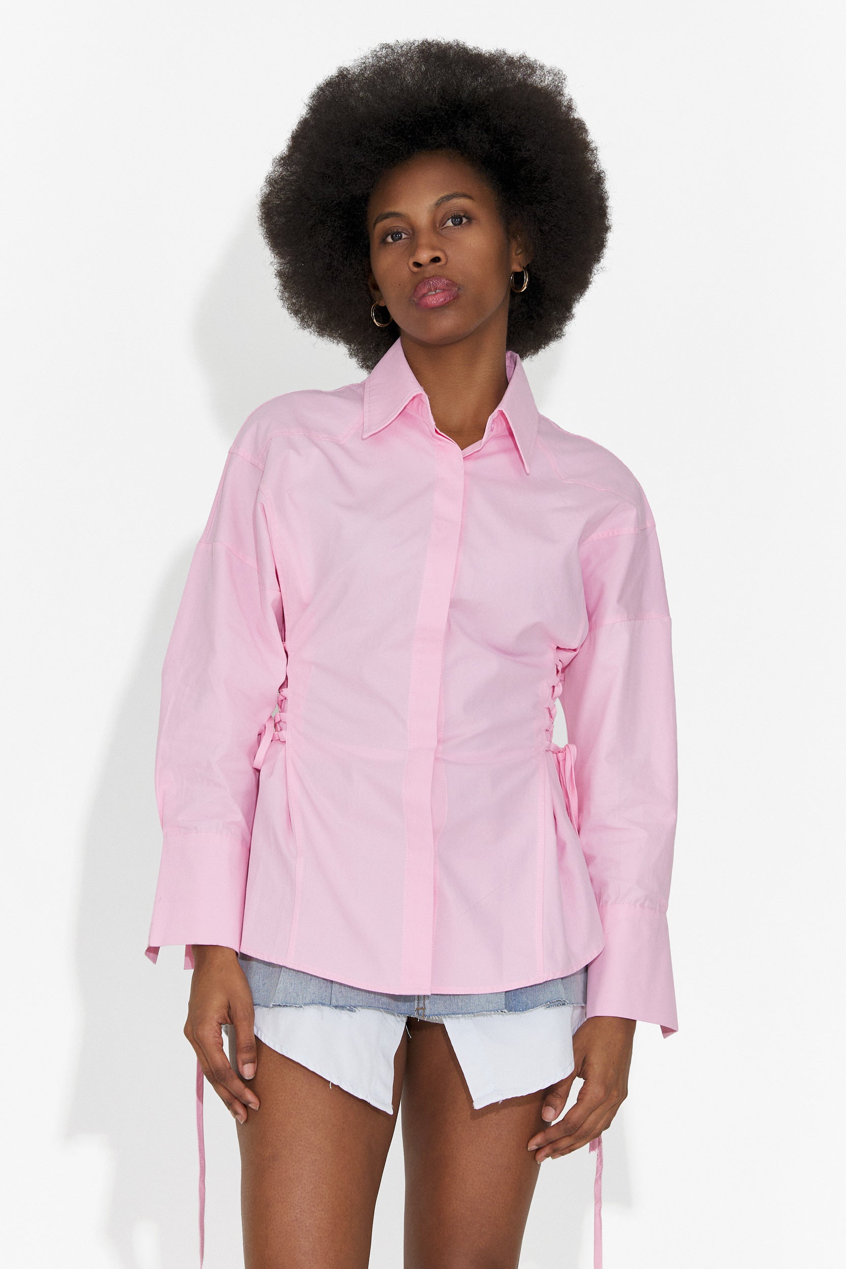 Camasa dama eleganta roz Sivelia Bogas