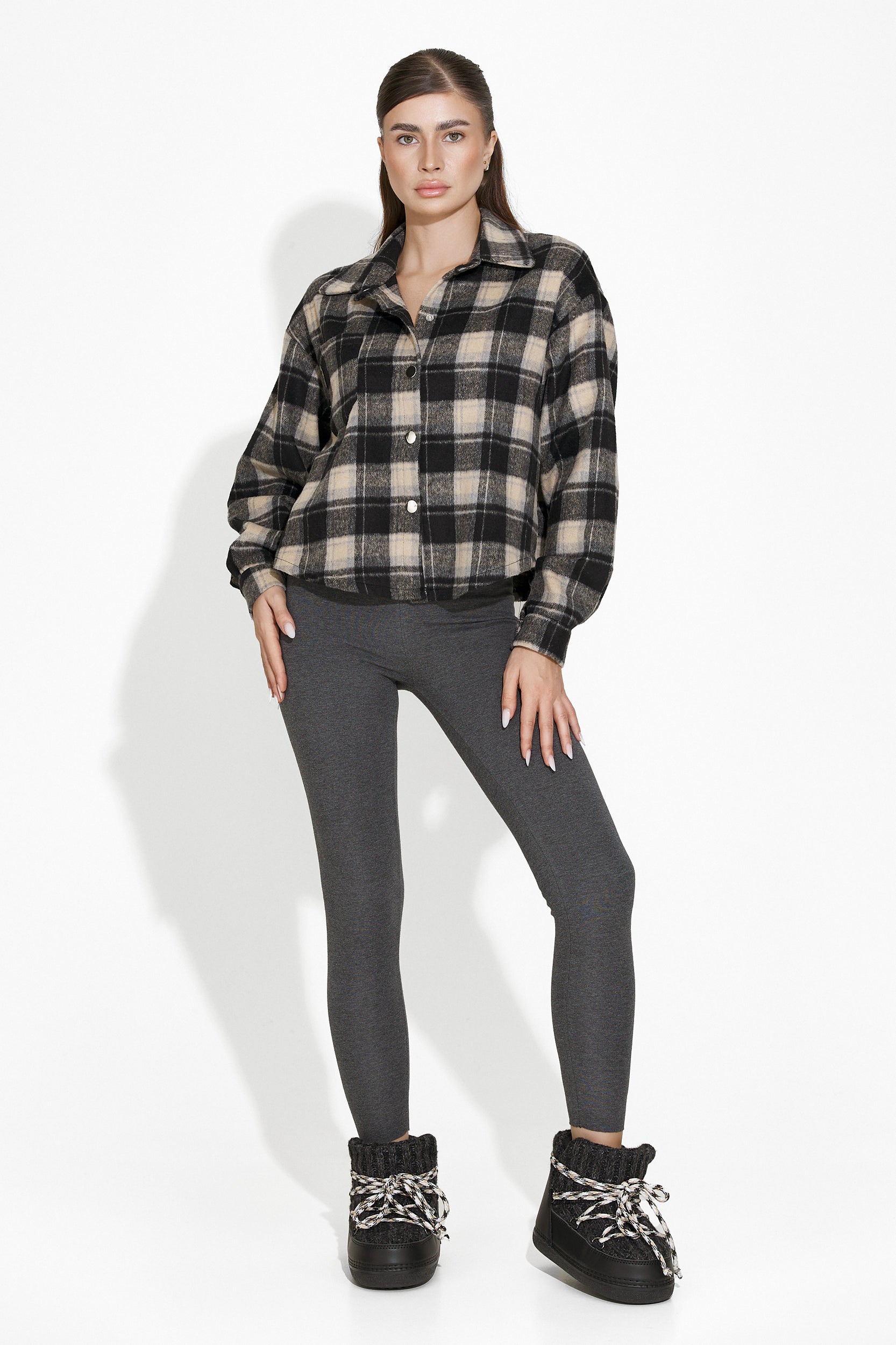 Colanti dama casual gri Teriana Bogas