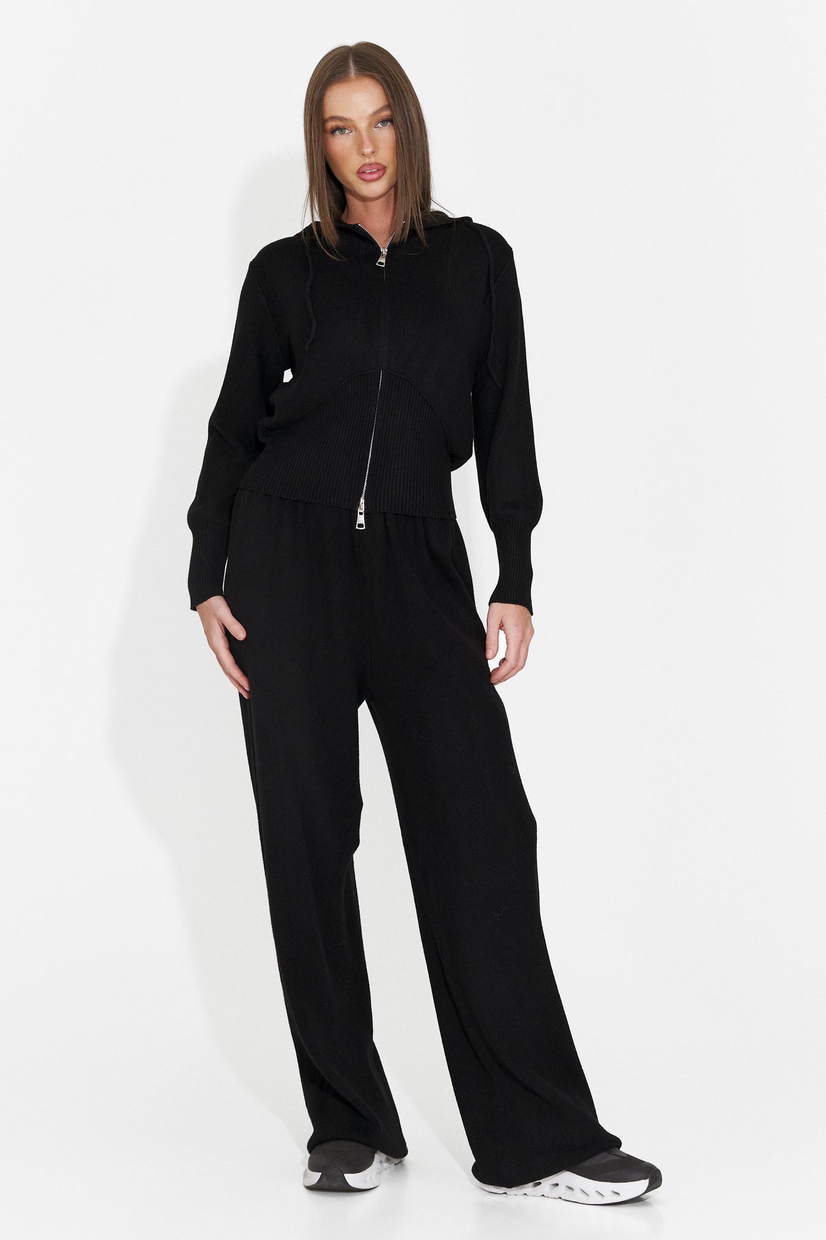 Compleu casual negru Groviroila Bogas