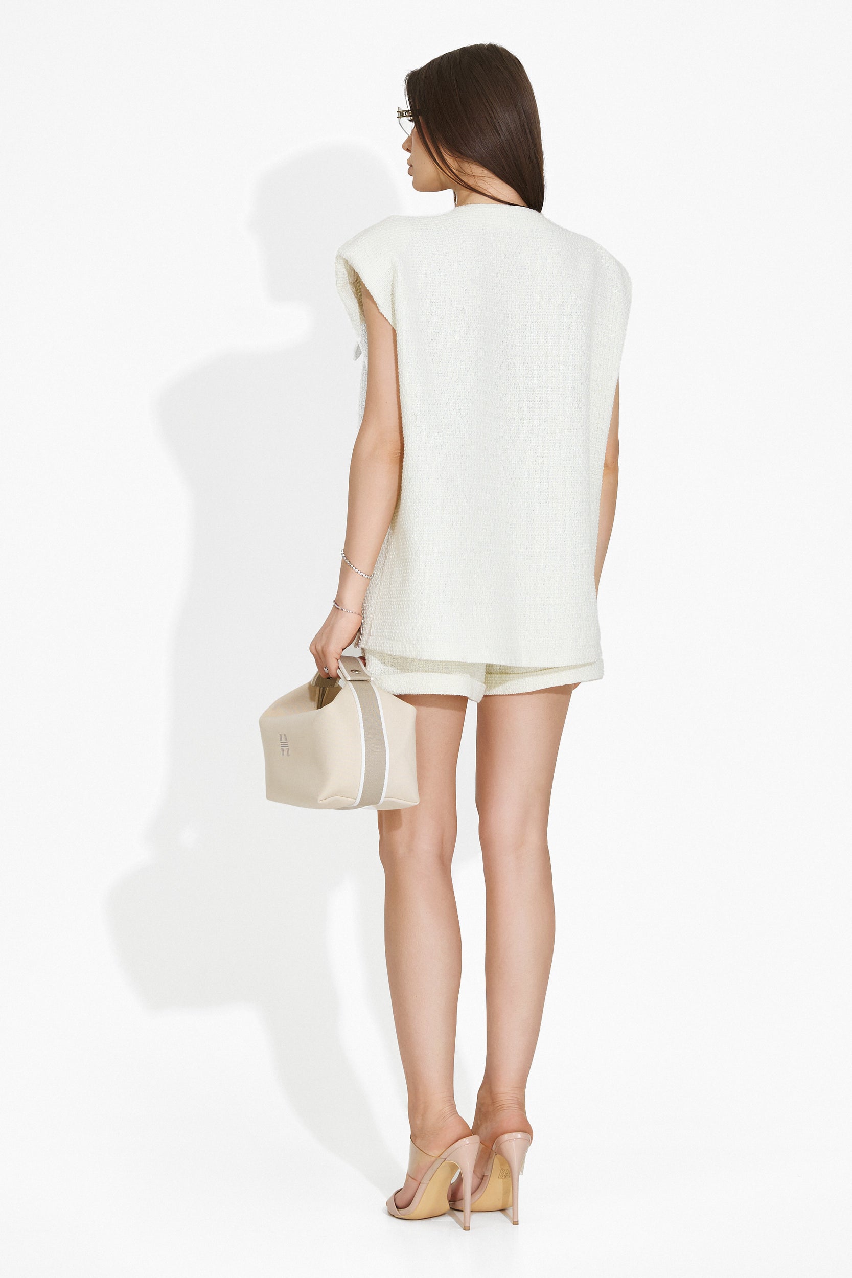 Ramonita Bogas Beige Pants Suit