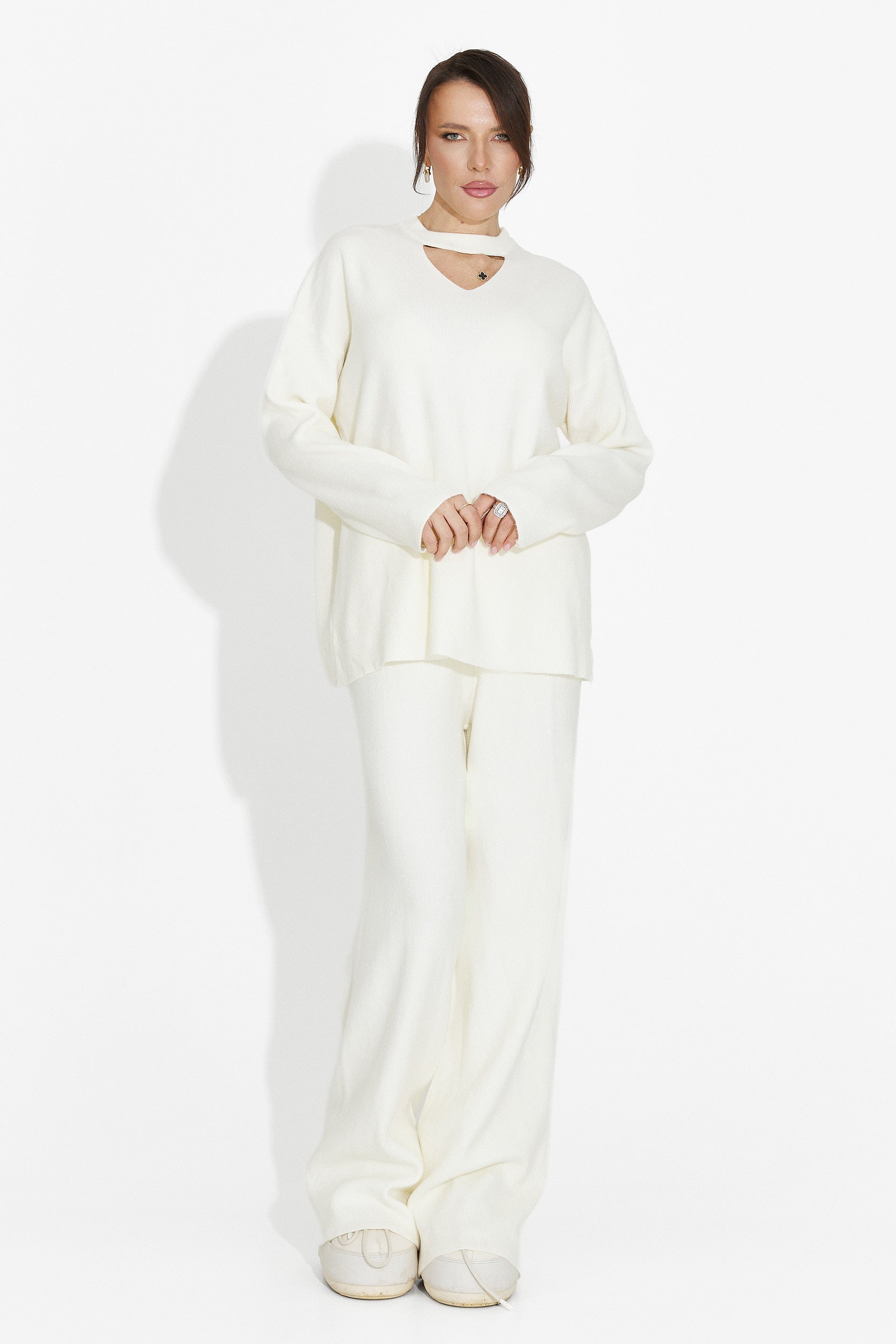 Cream pants set Kania Bogas