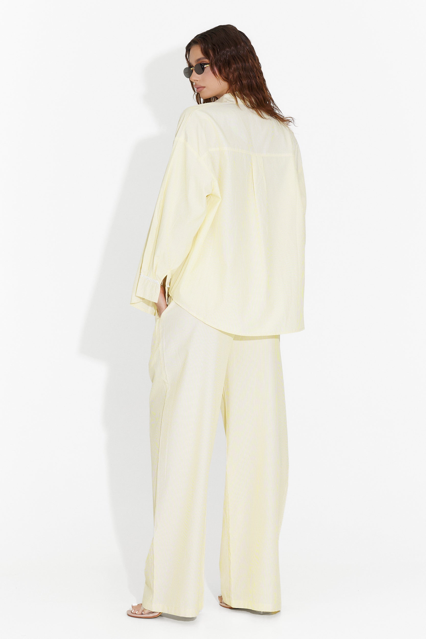 Compleu cu pantaloni galben Blopy Bogas