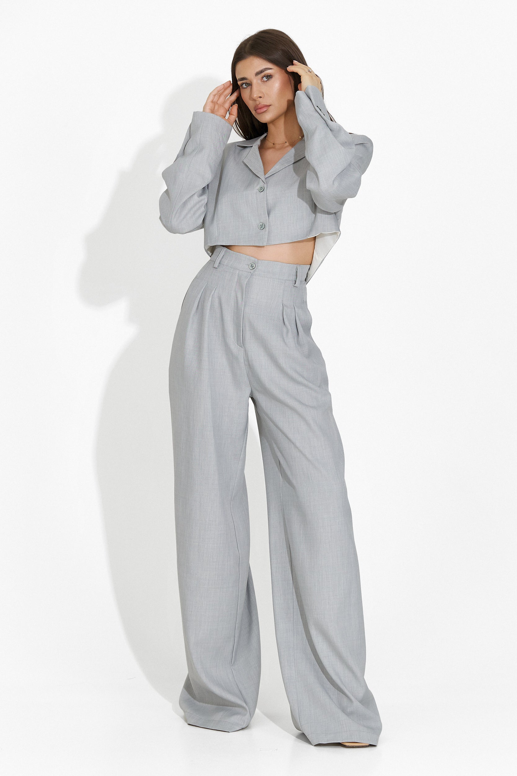 Compleu cu pantaloni gri Fozy Bogas