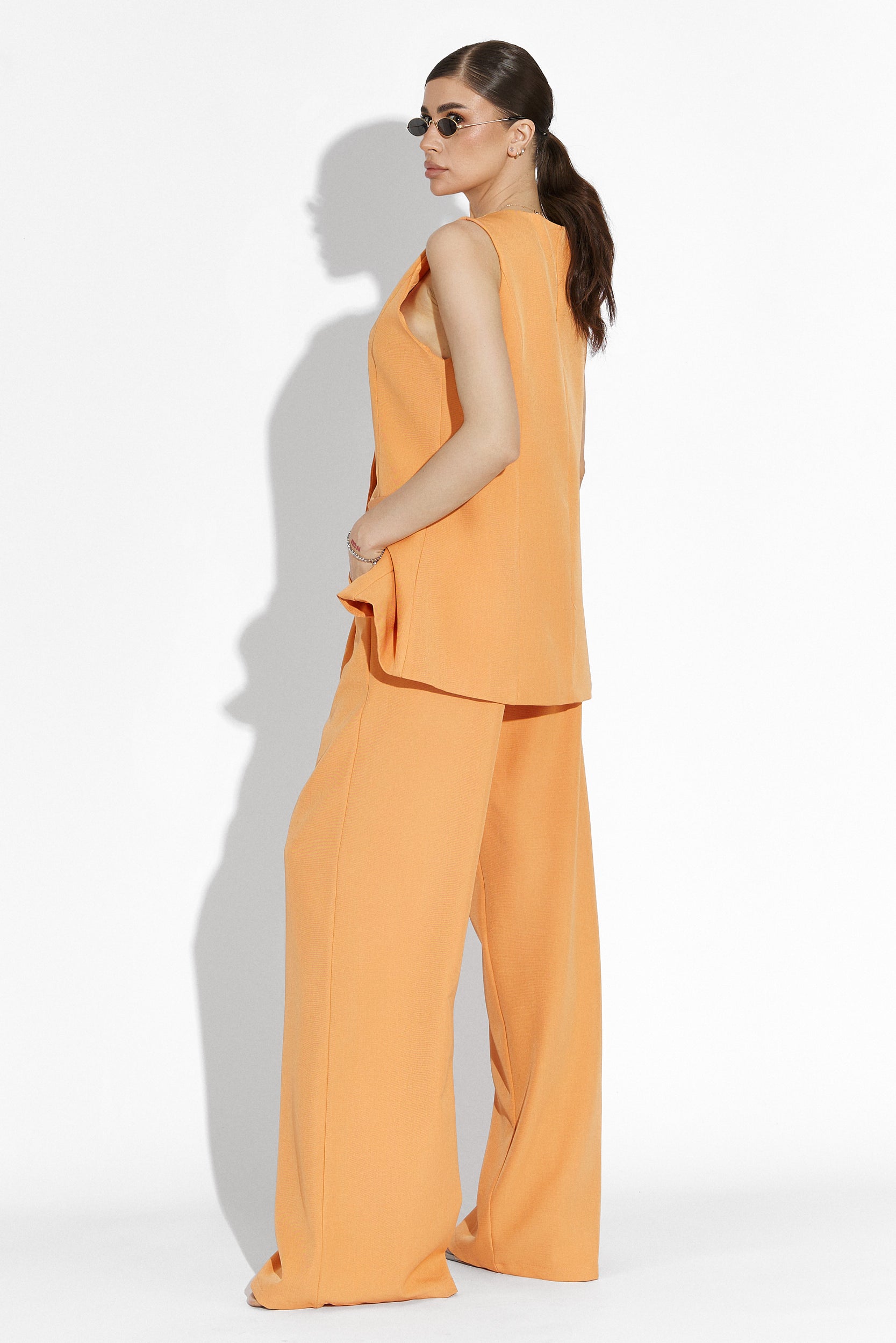 Pepers Bogas Set with Long Orange Trousers