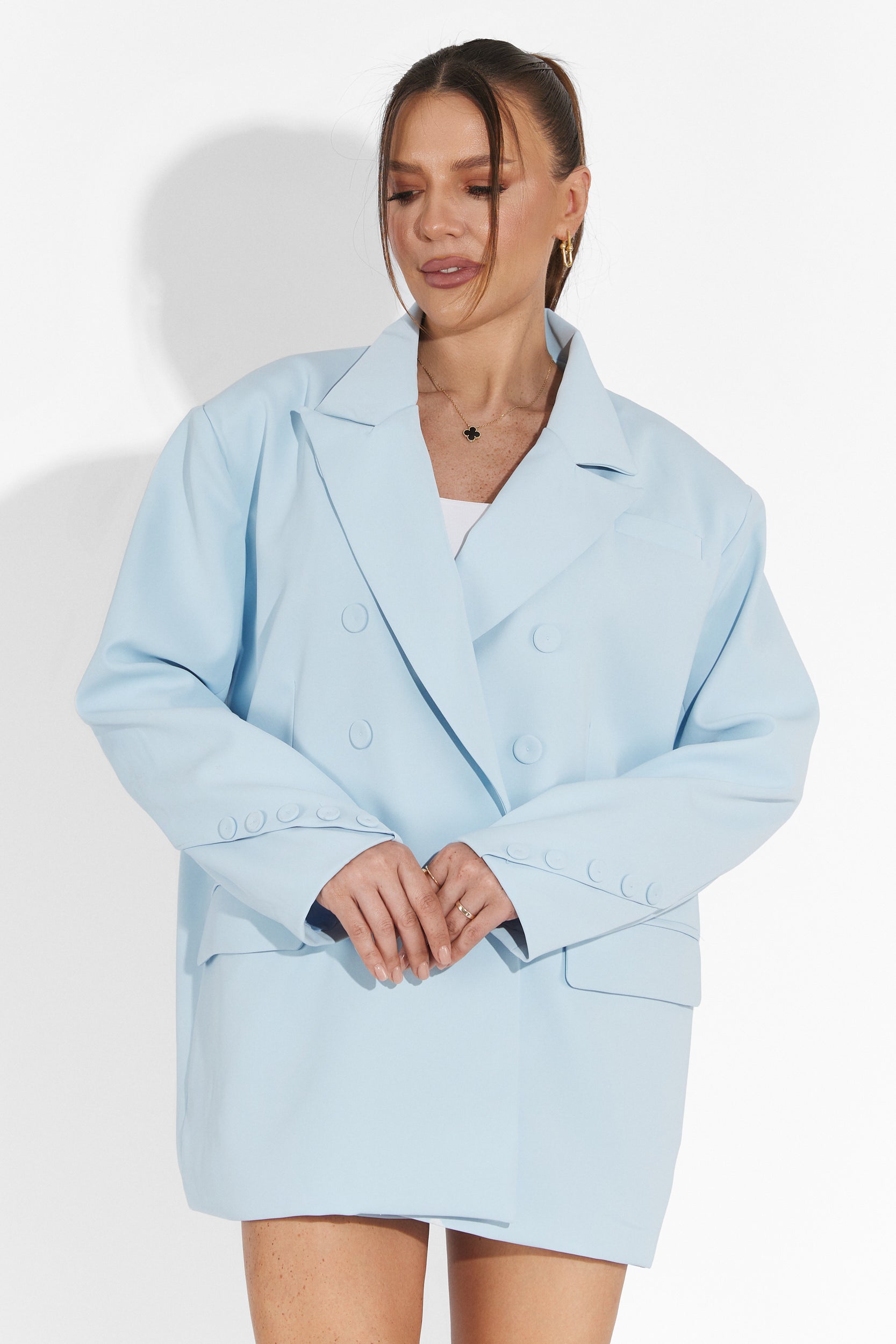 Smozy Bogas Blue Shorts Set