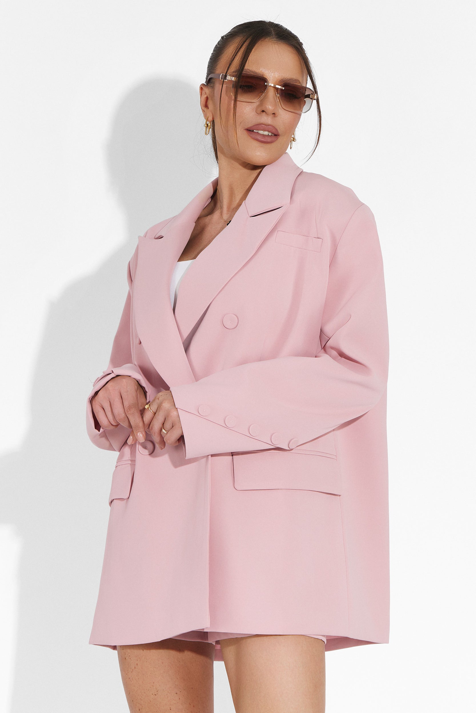 Smozy Bogas Pink Shorts Set