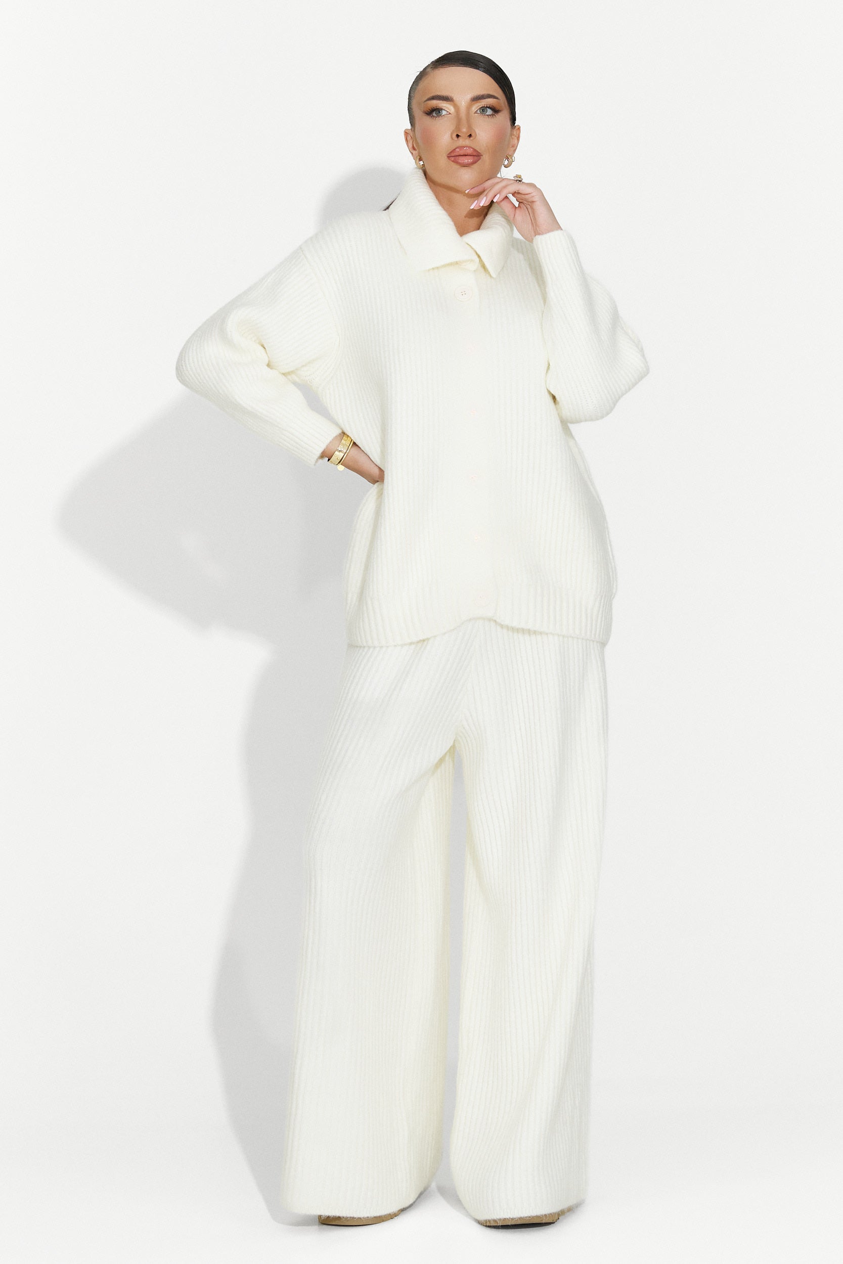 Women's casual beige suit Verlia Bogas