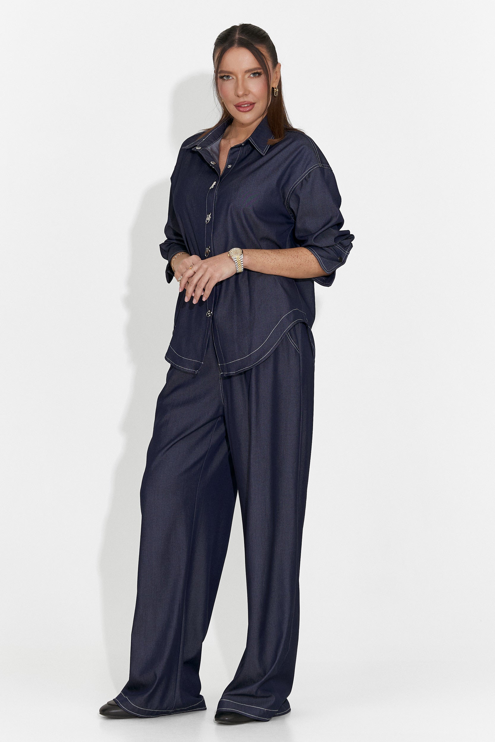 Compleu dama casual bleumarin Elisio Bogas