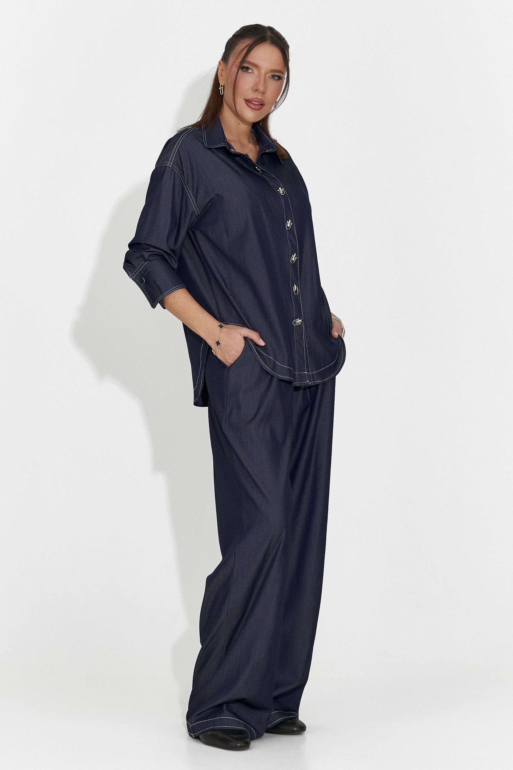 Compleu dama casual bleumarin Elisio Bogas