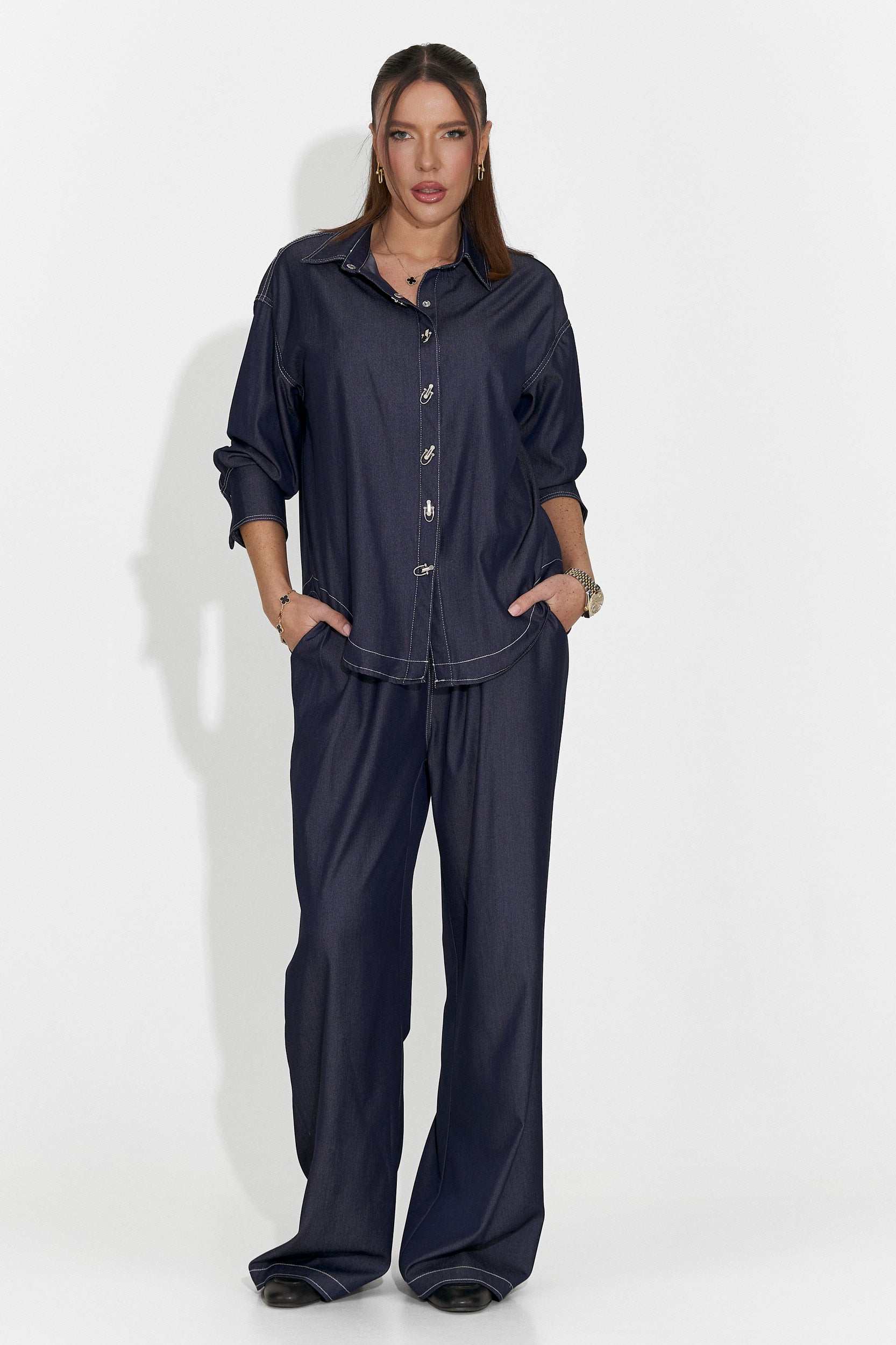 Compleu dama casual bleumarin Elisio Bogas