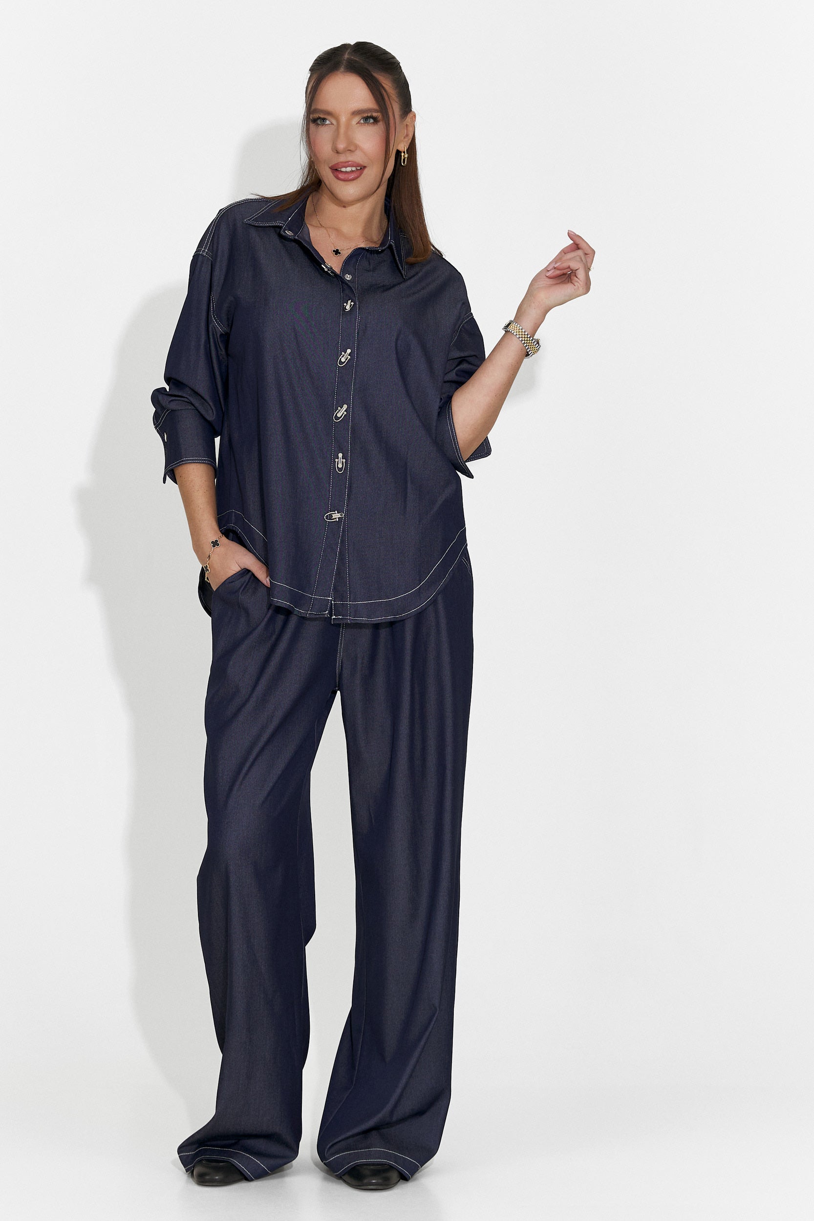 Compleu dama casual bleumarin Elisio Bogas