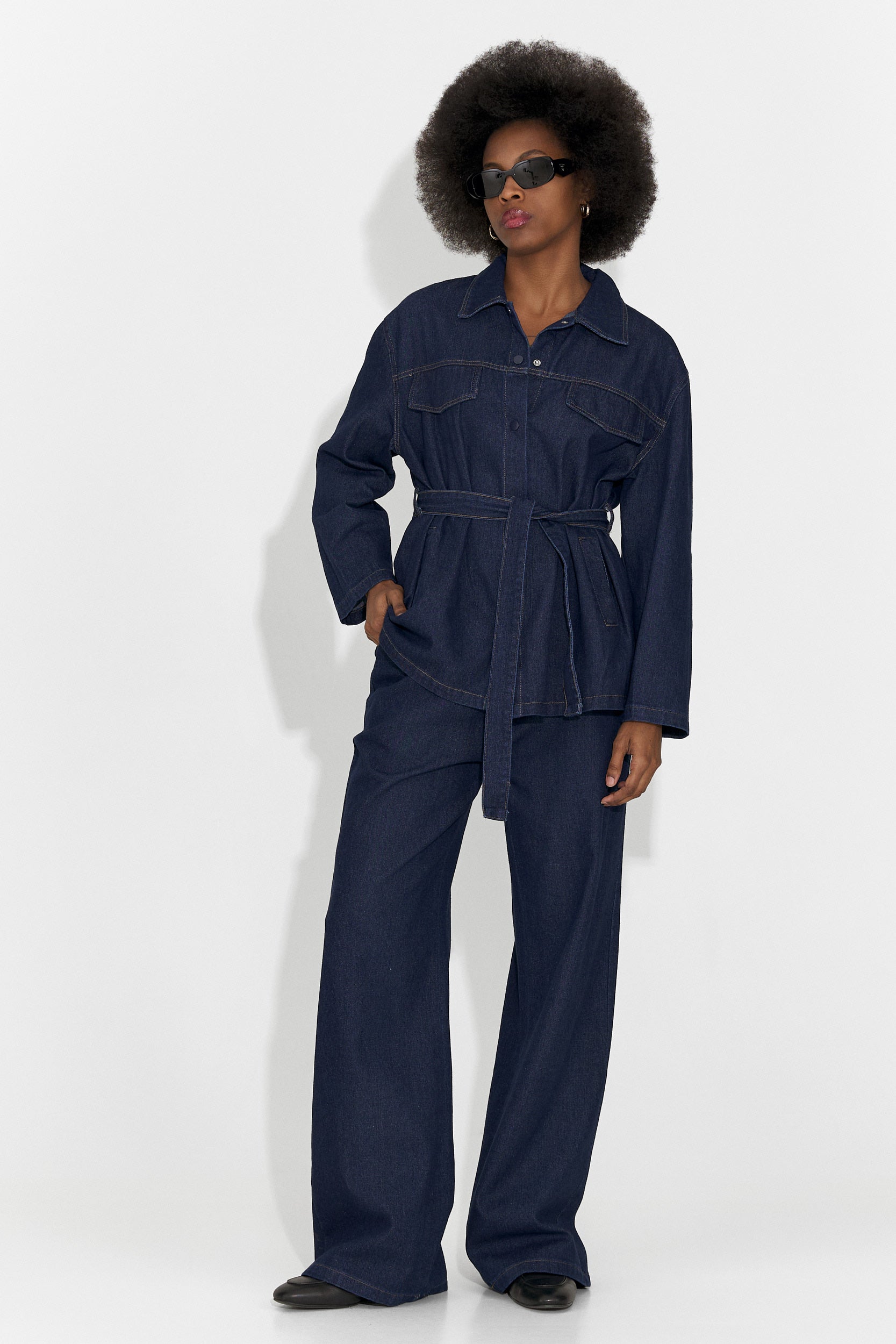 Compleu dama casual bleumarin Isabele Bogas