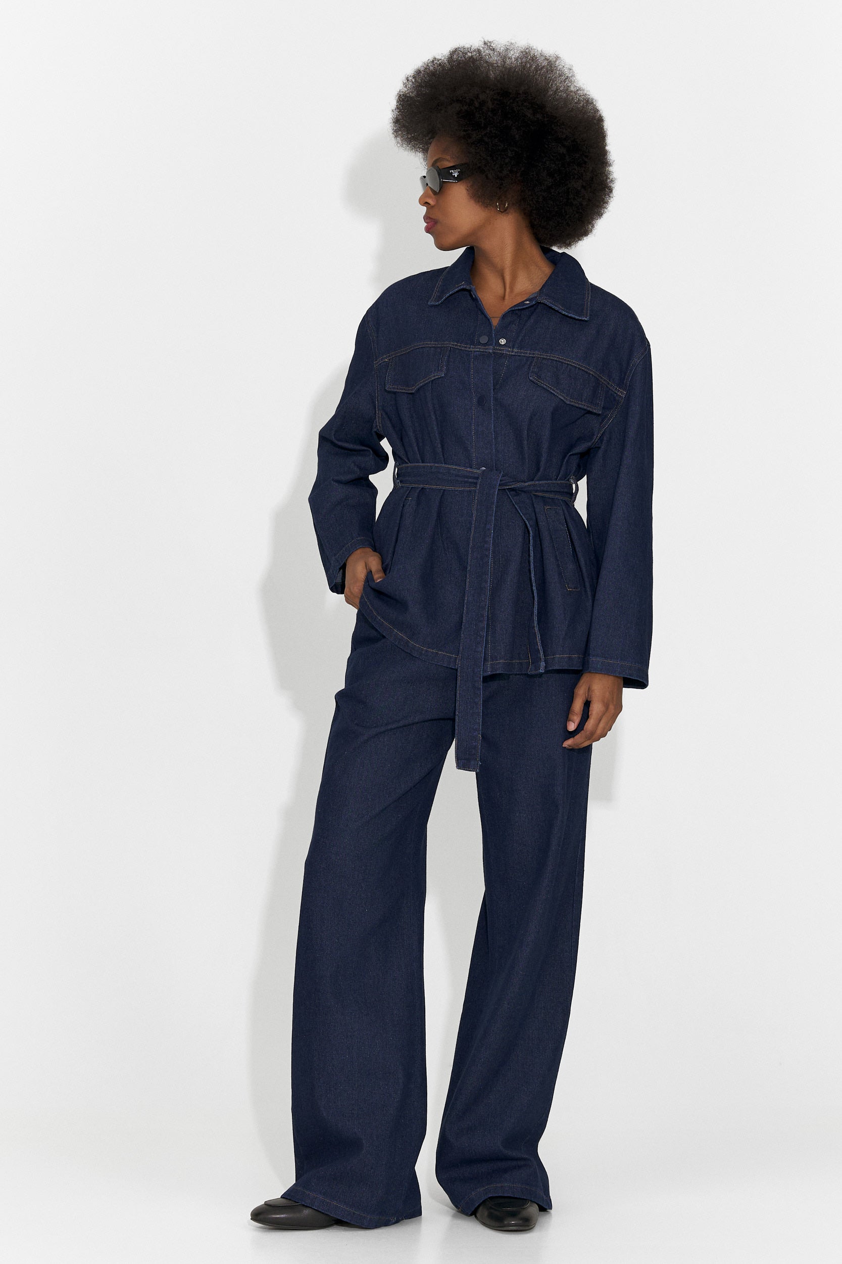 Compleu dama casual bleumarin Isabele Bogas