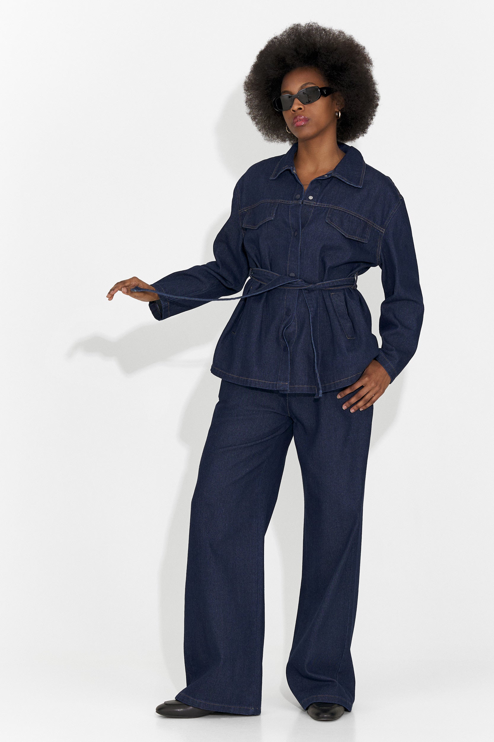 Compleu dama casual bleumarin Isabele Bogas