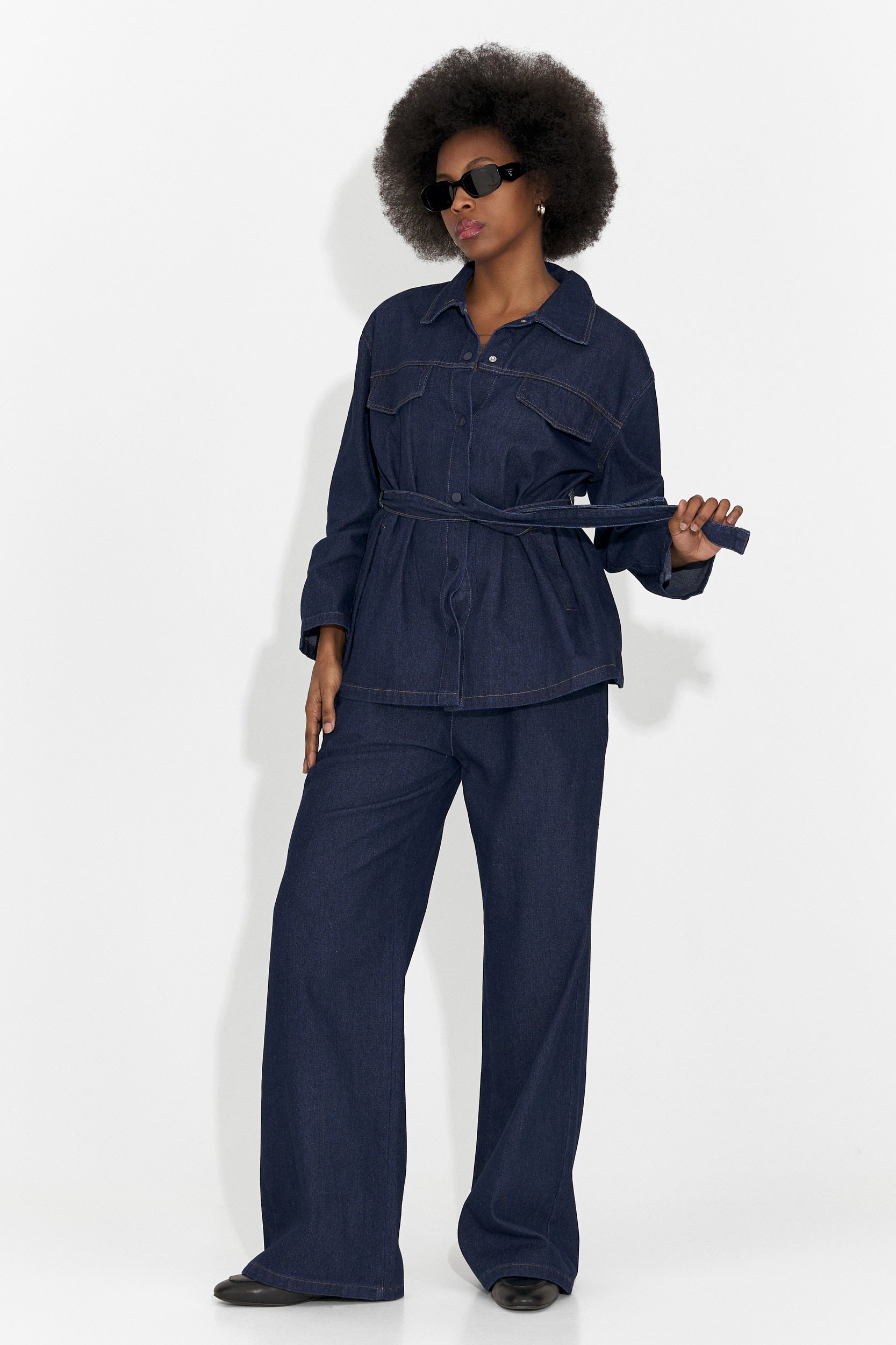 Compleu dama casual bleumarin Isabele Bogas