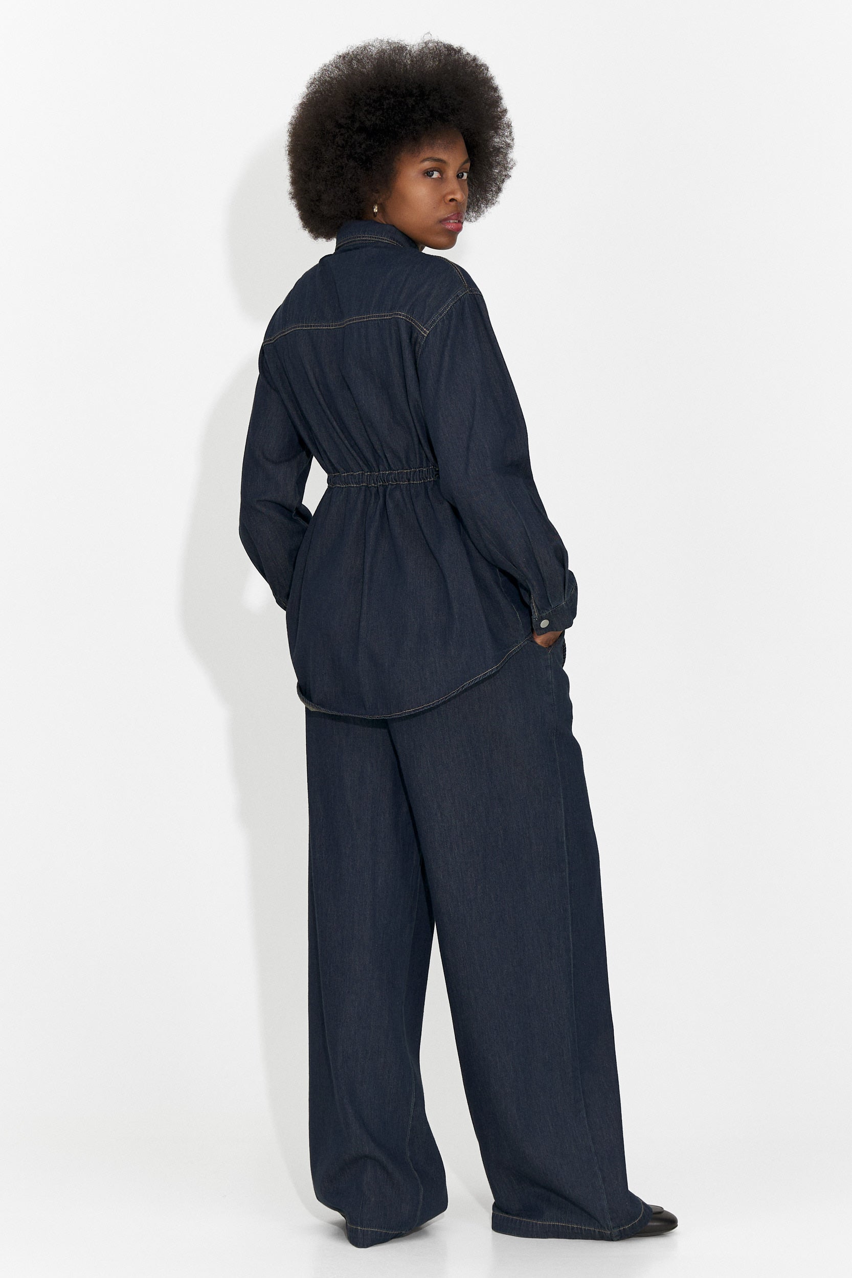 Compleu dama casual bleumarin Jesie Bogas