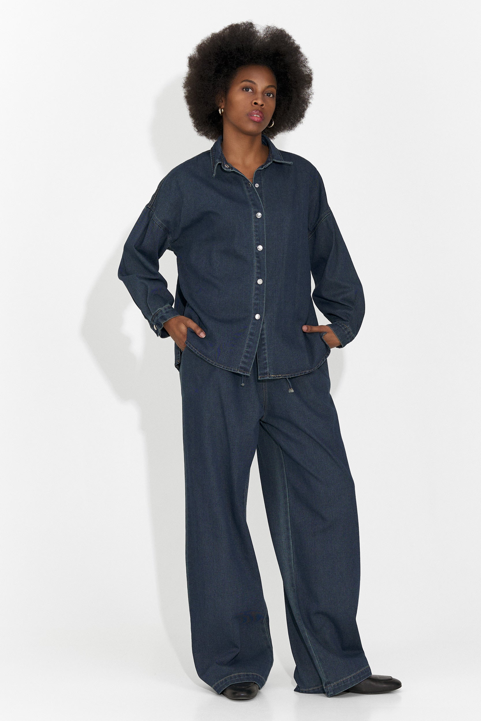 Compleu dama casual bleumarin Simena Bogas