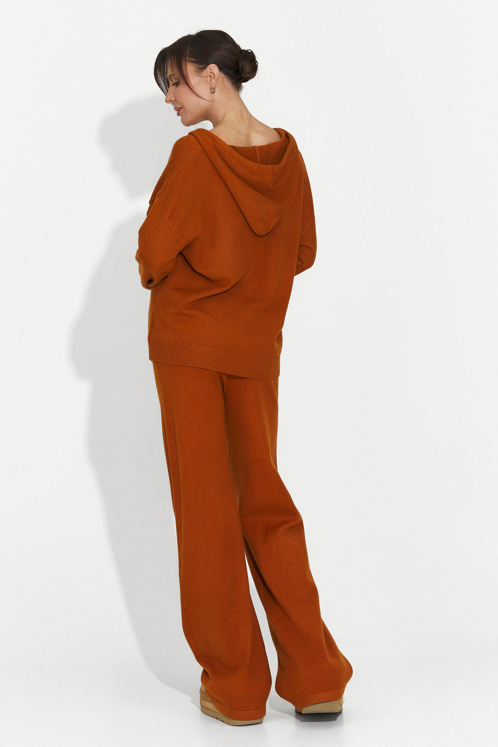 Casual brick-colored women's suit Adania Bogas