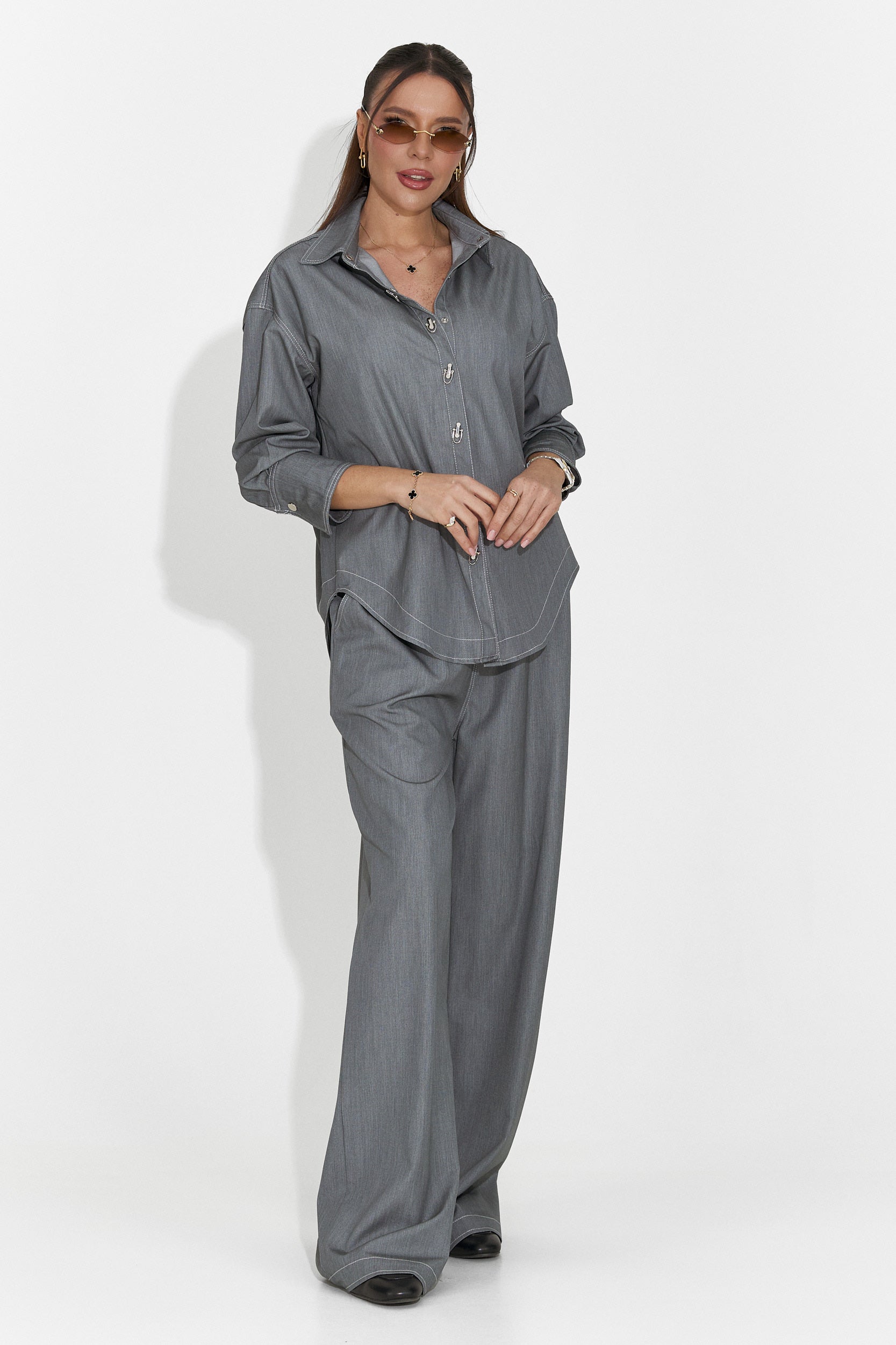 Compleu dama casual gri Elisio Bogas